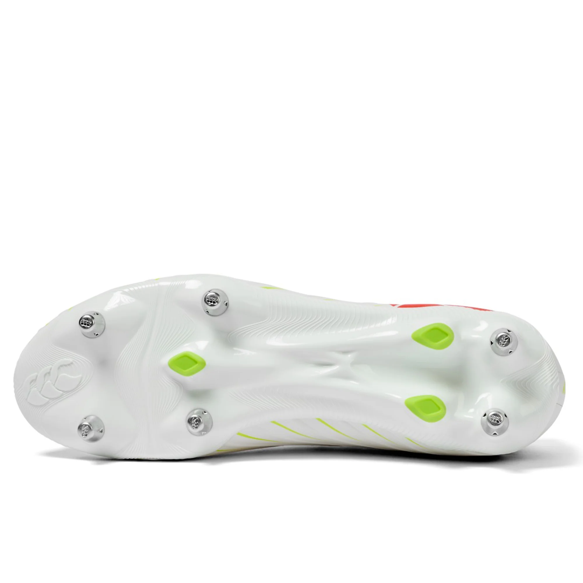 Canterbury Speed Falcon Pro SG - Snow White/Tangerine Tango - Image 11