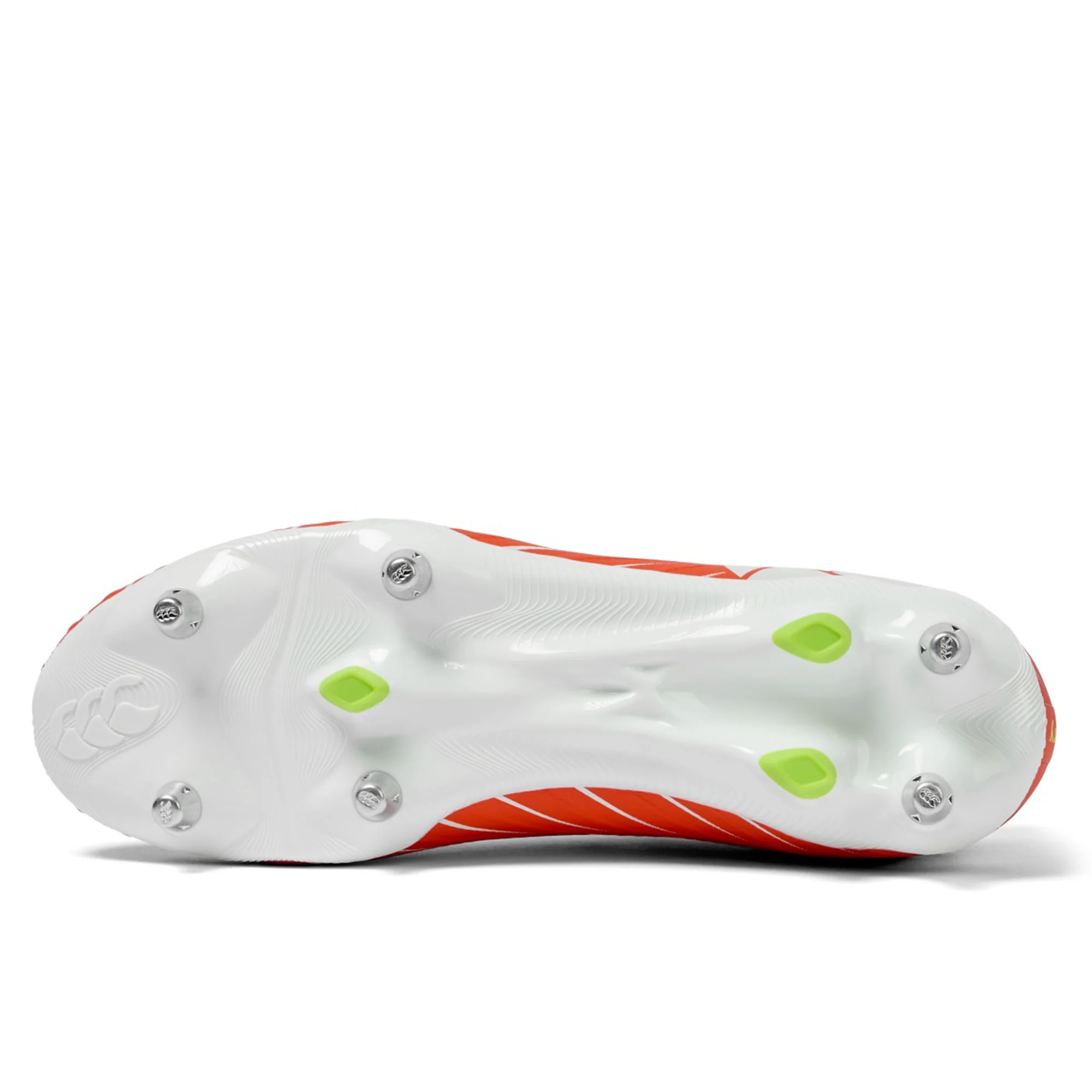 Canterbury Speed Falcon Pro SG - Tangerine Tango/Snow White - Image 11