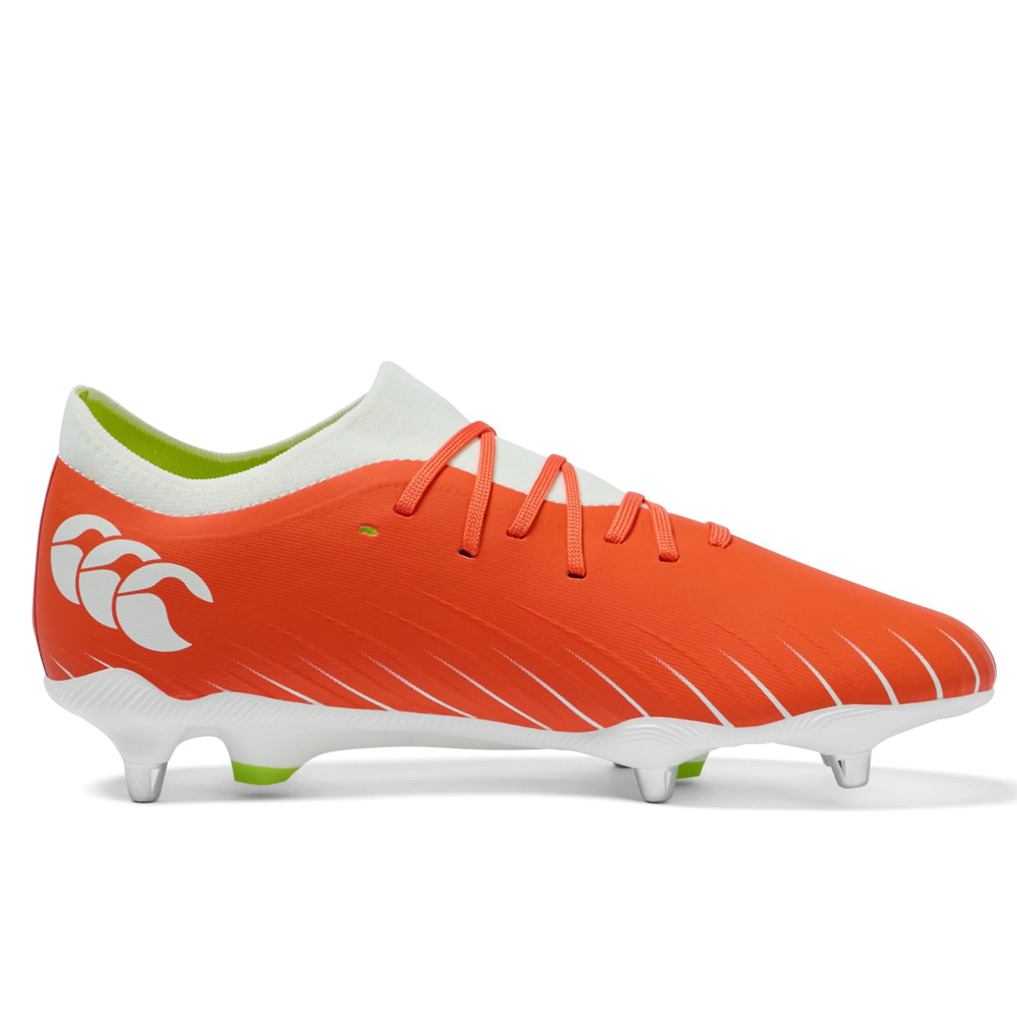 Canterbury Speed Falcon Pro SG - Tangerine Tango/Snow White - Image 2