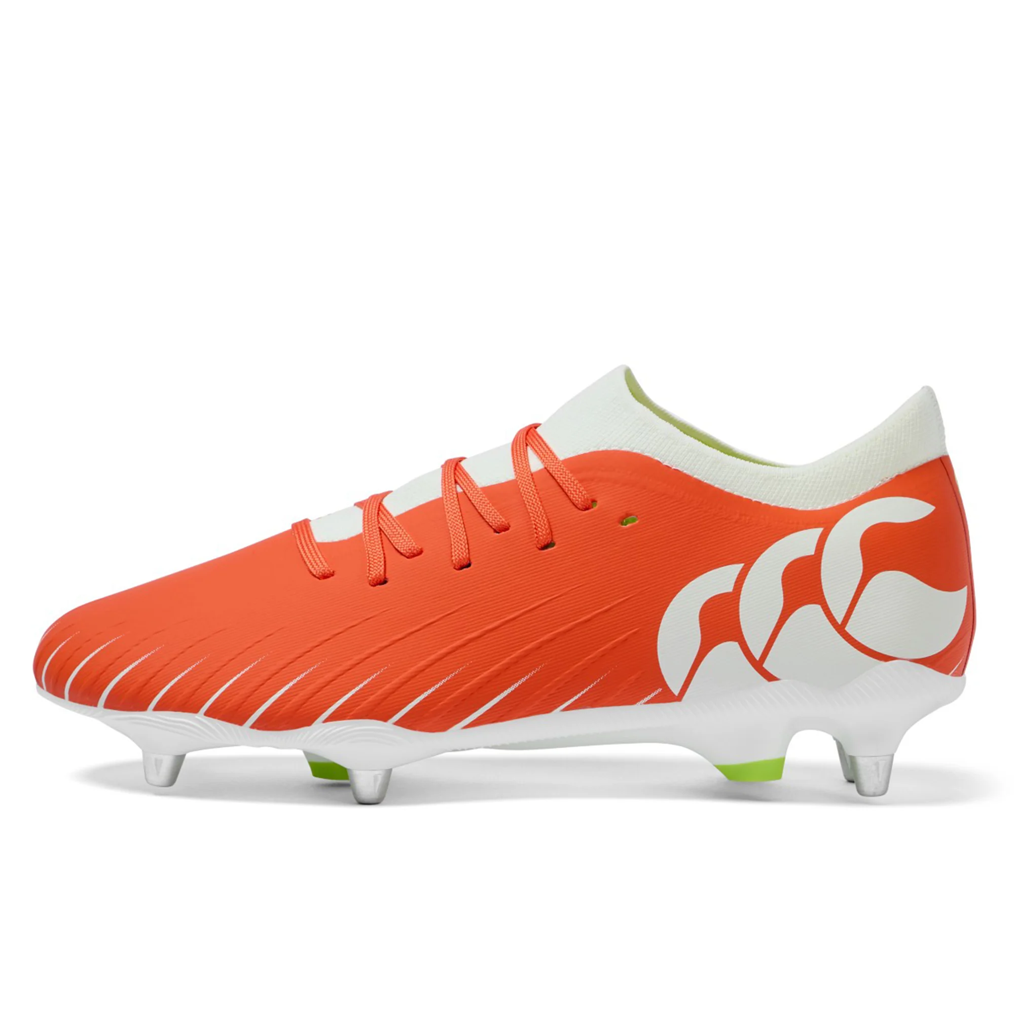 Canterbury Speed Falcon Pro SG - Tangerine Tango/Snow White - Image 3