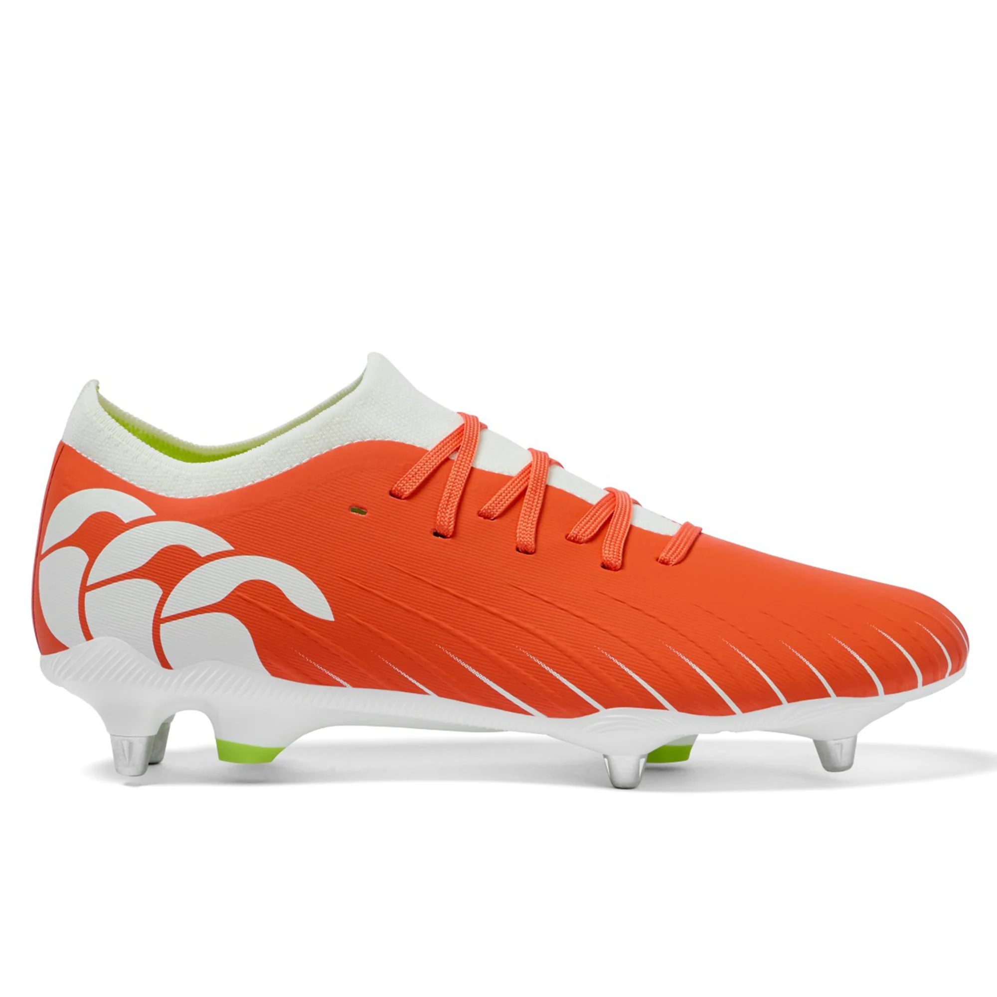 Canterbury Speed Falcon Pro SG - Tangerine Tango/Snow White - Image 4