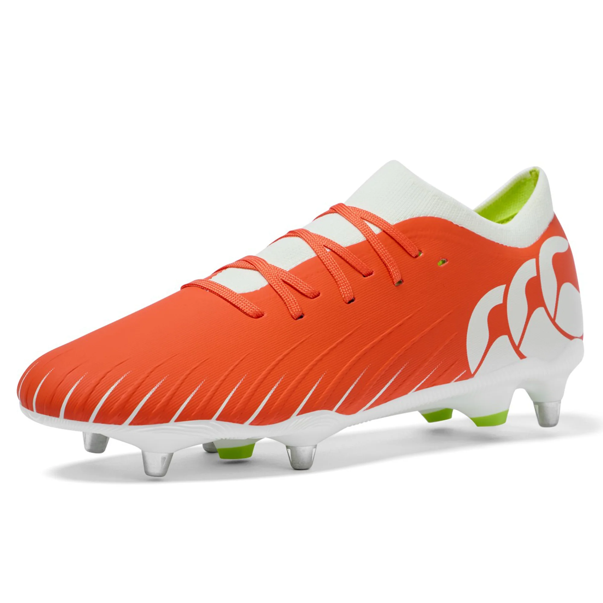 Canterbury Speed Falcon Pro SG - Tangerine Tango/Snow White - Image 5