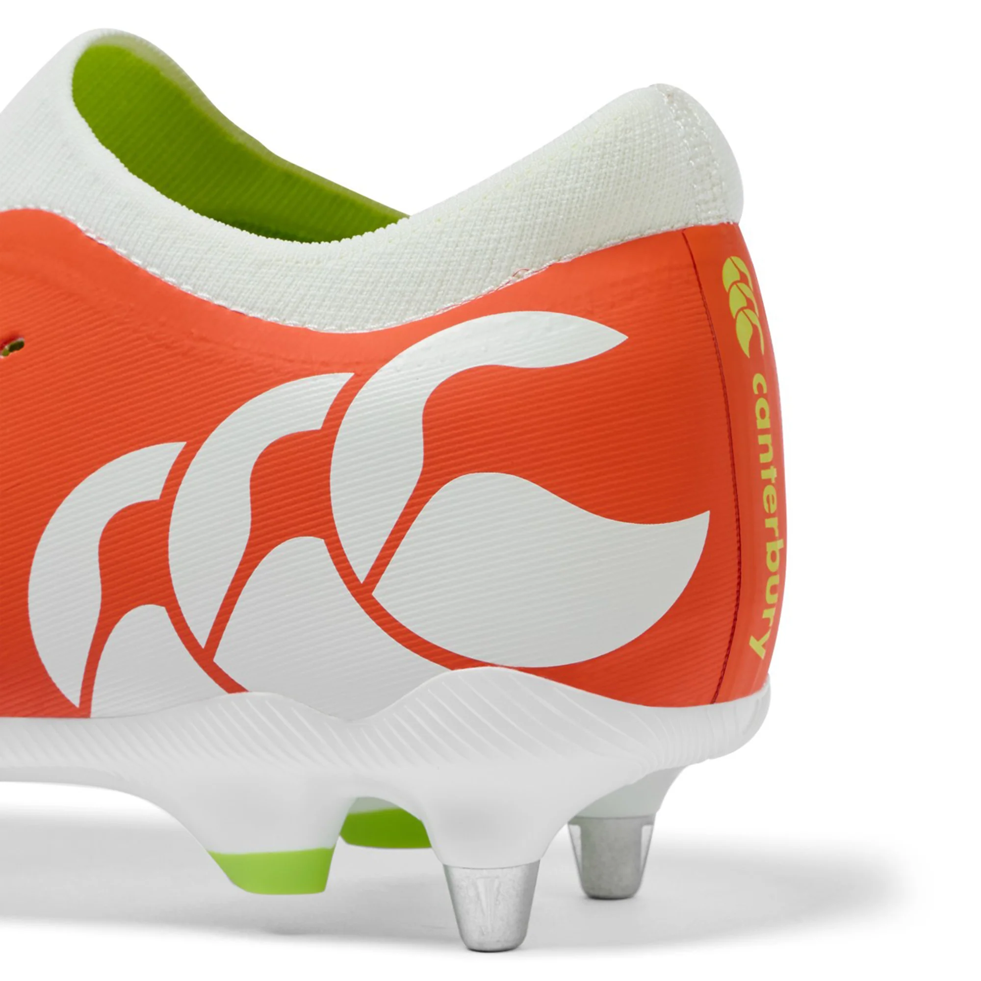 Canterbury Speed Falcon Pro SG - Tangerine Tango/Snow White - Image 7