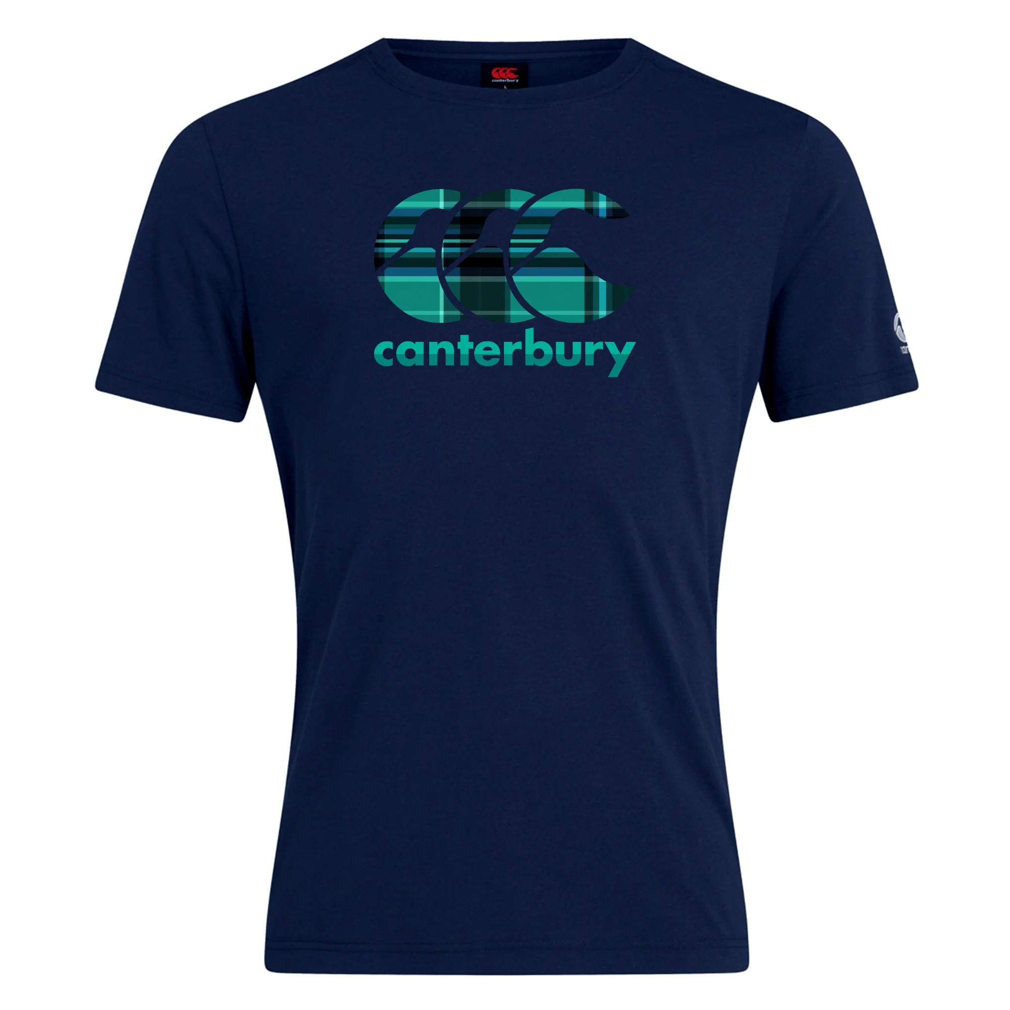 Canterbury CCC Tartan Club Plain T-Shirt - Image 5