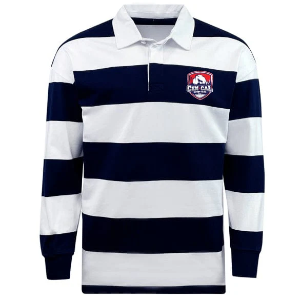 CenCal Rugby Classic Long Sleeve Hooped Rugby Jersey - Image 2