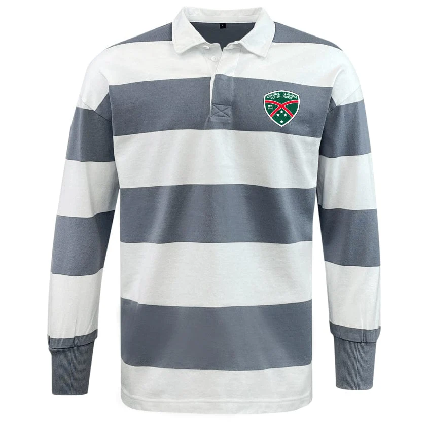 Central Alabama Youth Rugby Classic Long Sleeve Hooped Rugby Jersey