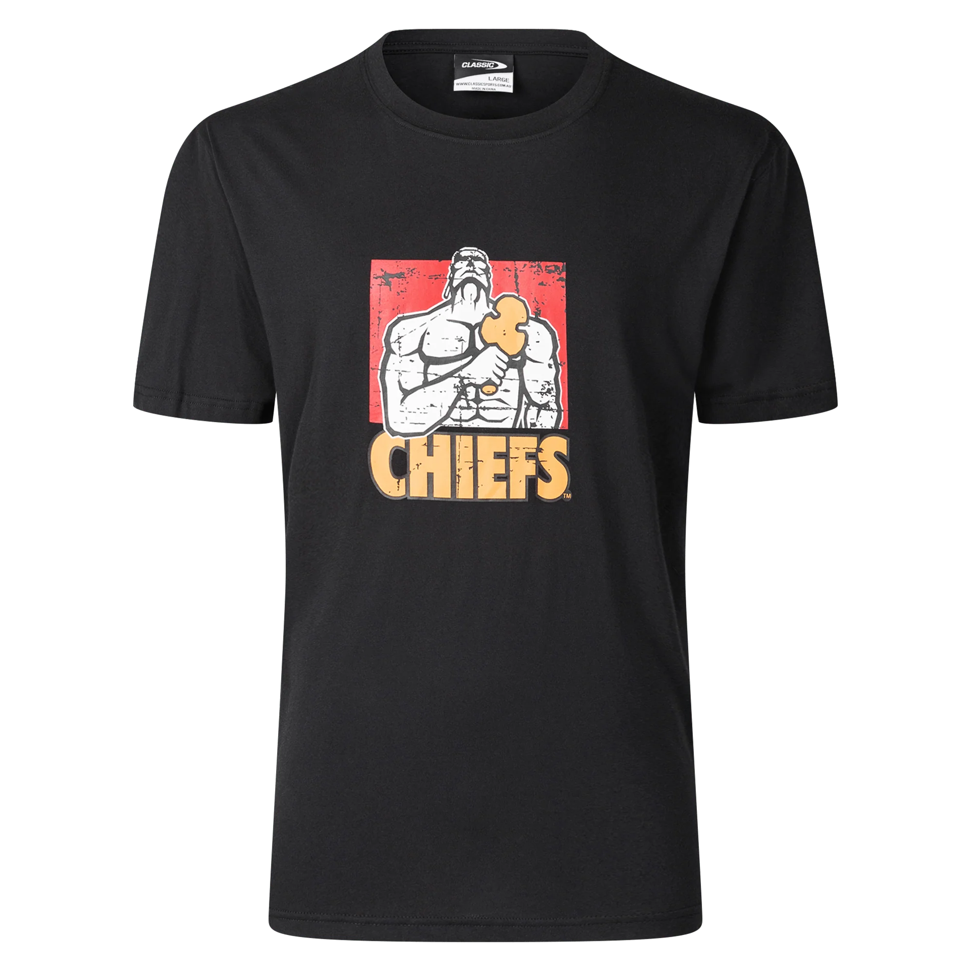 Gallagher Chiefs Super Rugby Supporters Retro Cotton Tee 25/26 by Classic Sportswear