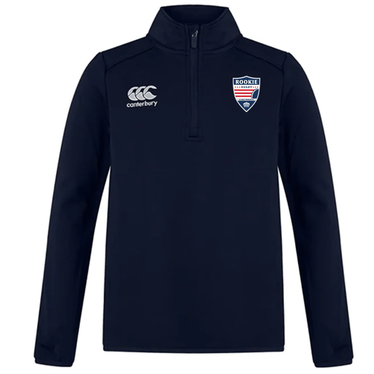 Cincinnati Rookie Rugby Club 1/4 Zip Mid Layer Training Top by Canterbury