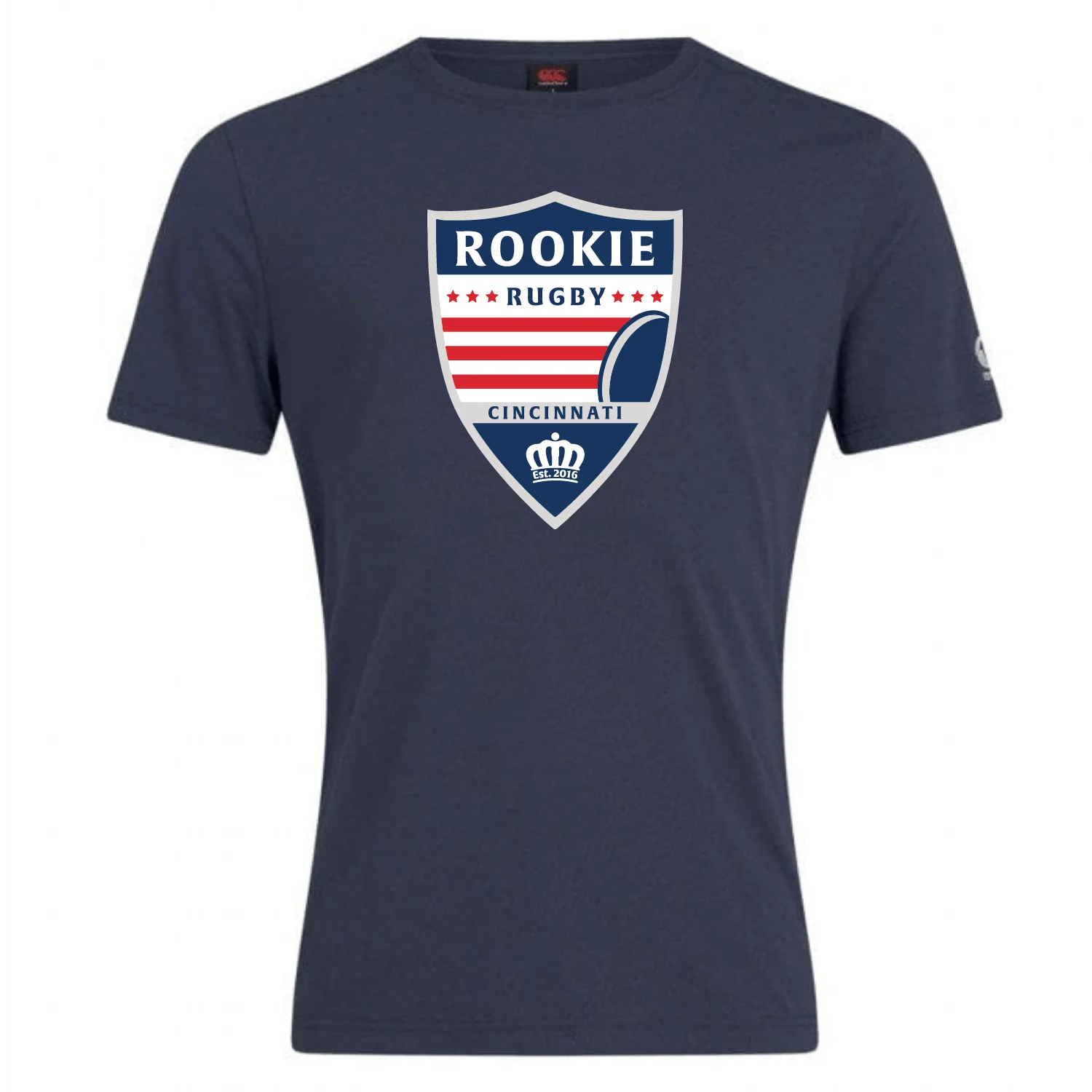 Cincinnati Rookie Rugby Club Plain Tee by Canterbury