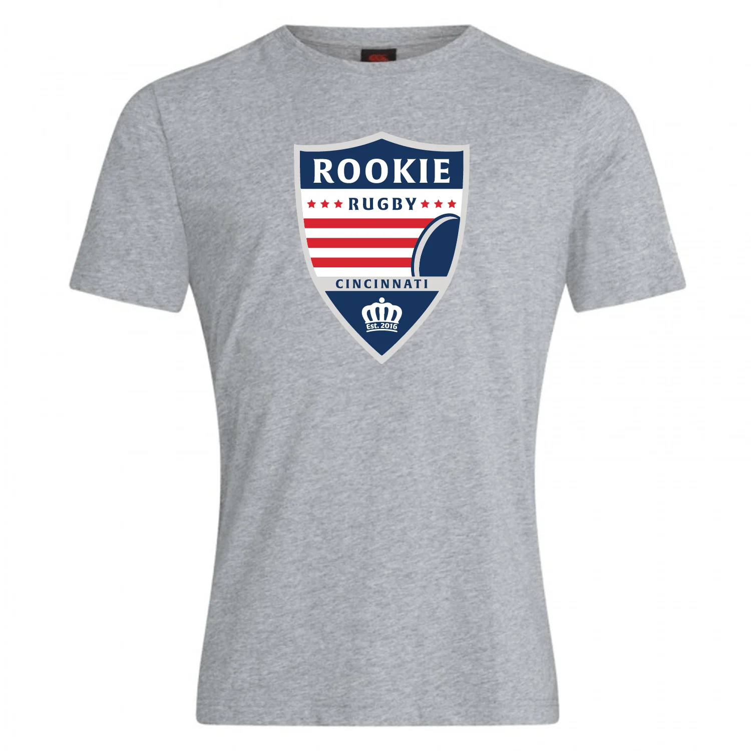 Cincinnati Rookie Rugby Club Plain Tee by Canterbury - Image 2
