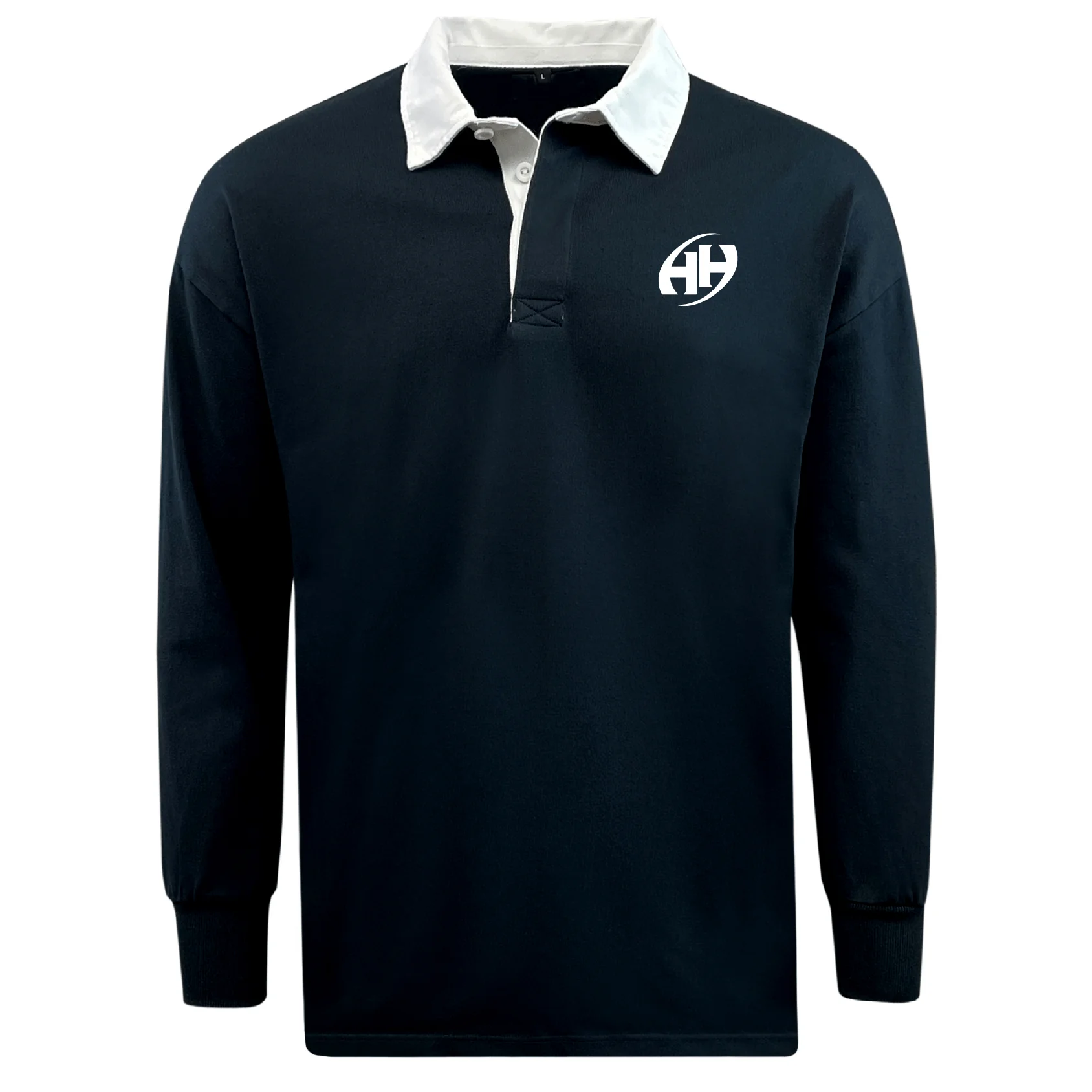 Clarksville Headhunters Classic Long Sleeve Solid Rugby Jersey
