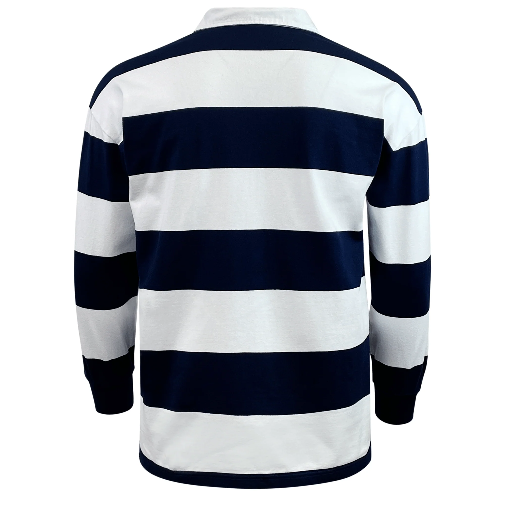 Classic Long Sleeve Hooped Rugby Jersey - Image 2