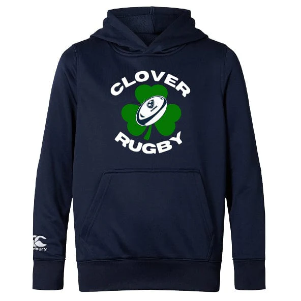 Clover Blue Eagles Rugby Club Lightweight Hoodie by Canterbury - Image 4