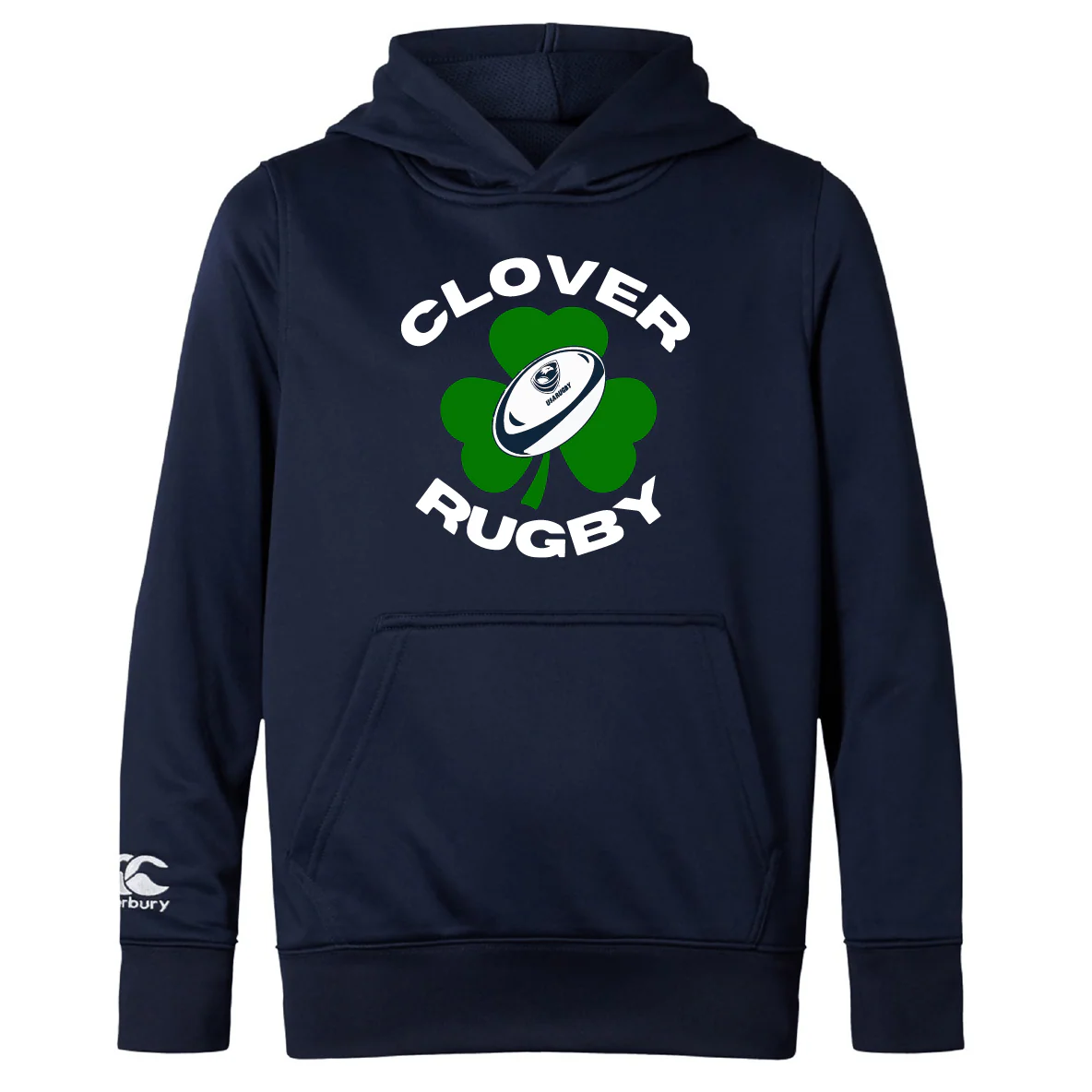 Clover Blue Eagles Rugby Club Lightweight Hoodie by Canterbury - Image 6
