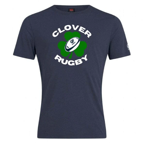 Clover Blue Eagles Rugby Club Plain Tee by Canterbury - Image 5