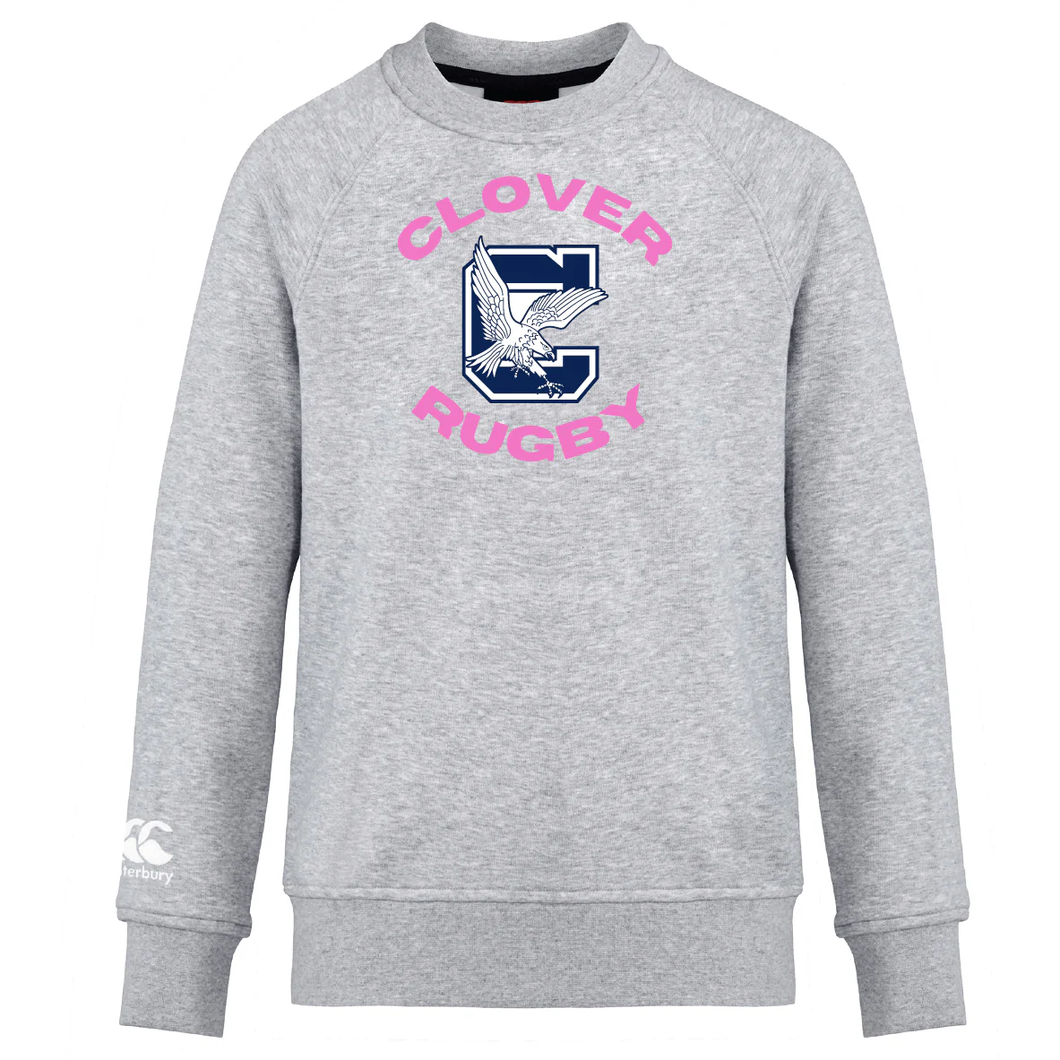 Clover Middle Girls Club Crew Sweatshirt by Canterbury
