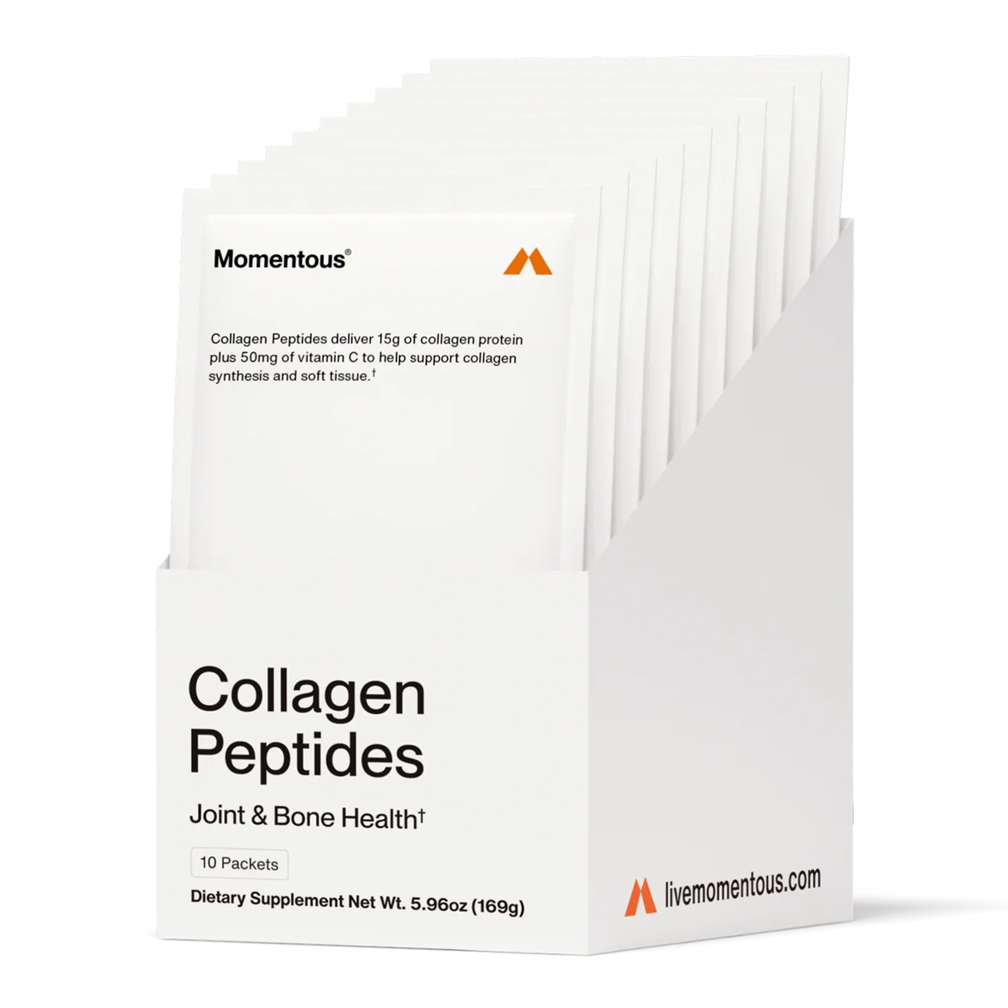 Momentous COLLAGEN PEPTIDES 10-Pack Travel Pouches