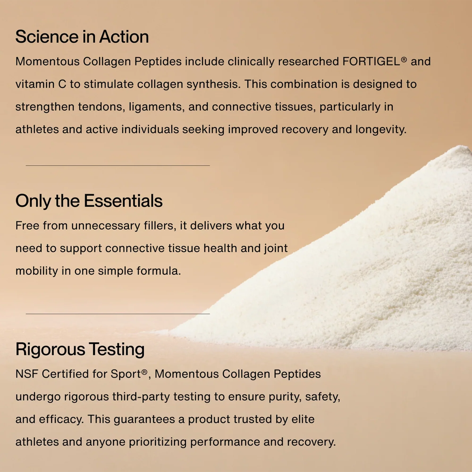 Momentous COLLAGEN PEPTIDES 10-Pack Travel Pouches - Image 7