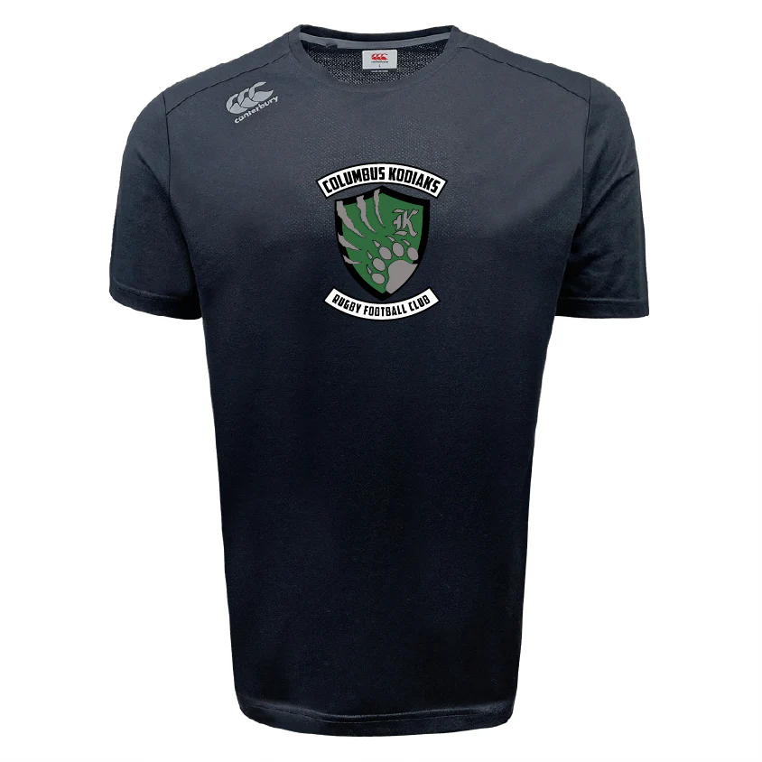 Columbus Kodiaks Full Color Logo Tempo Vapodri T-Shirt by Canterbury