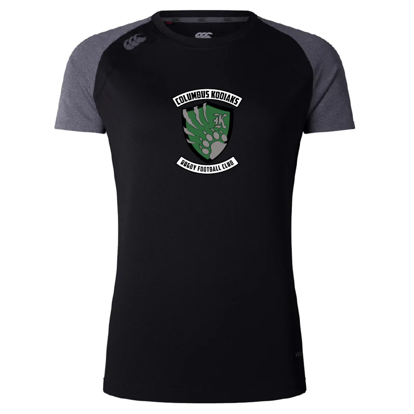 Columbus Kodiaks Full Color Logo Women's Elite Training Tee by Canterbury