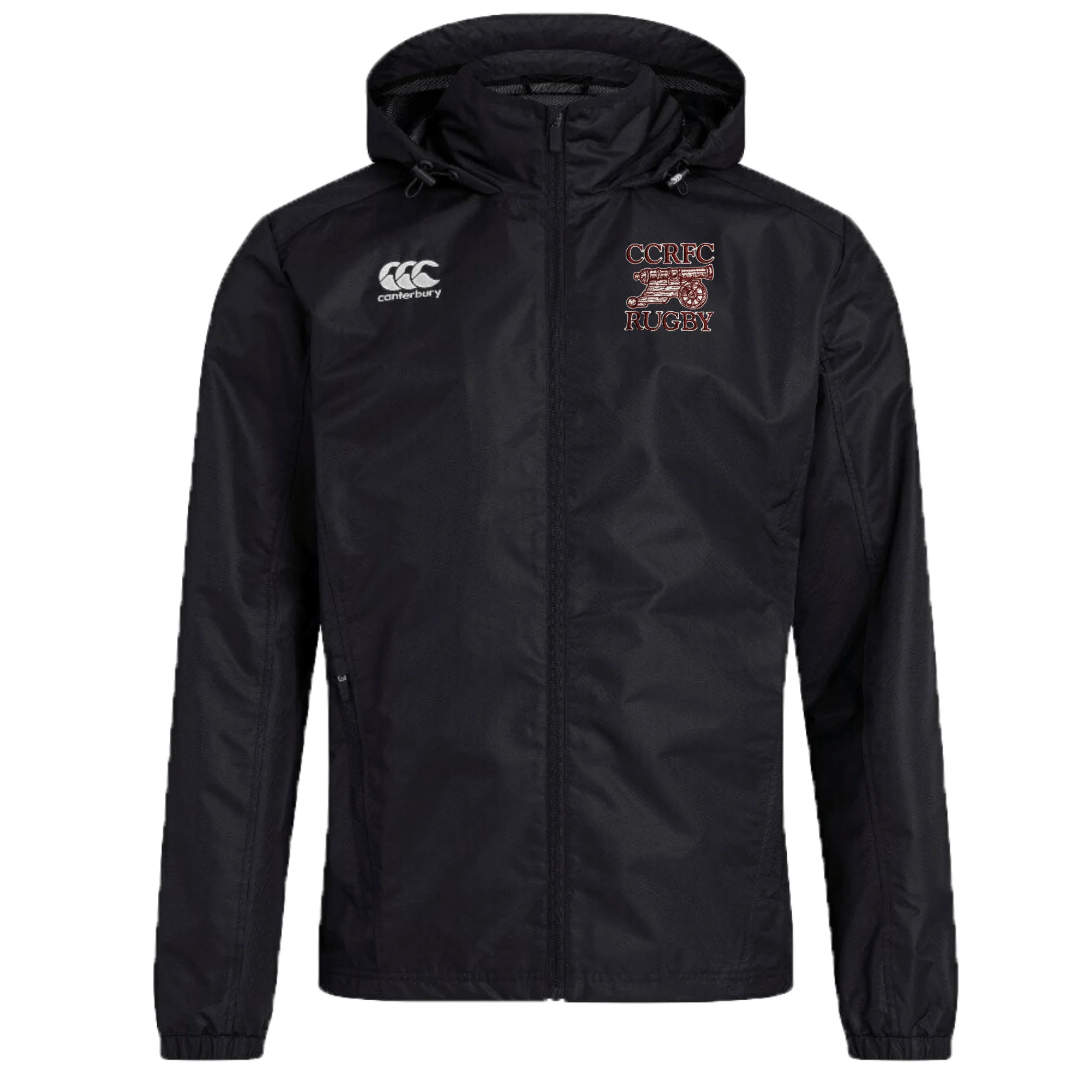 Concord Carlisle Rugby Club Vaposhield Full Zip Rain Jacket by Canterbury