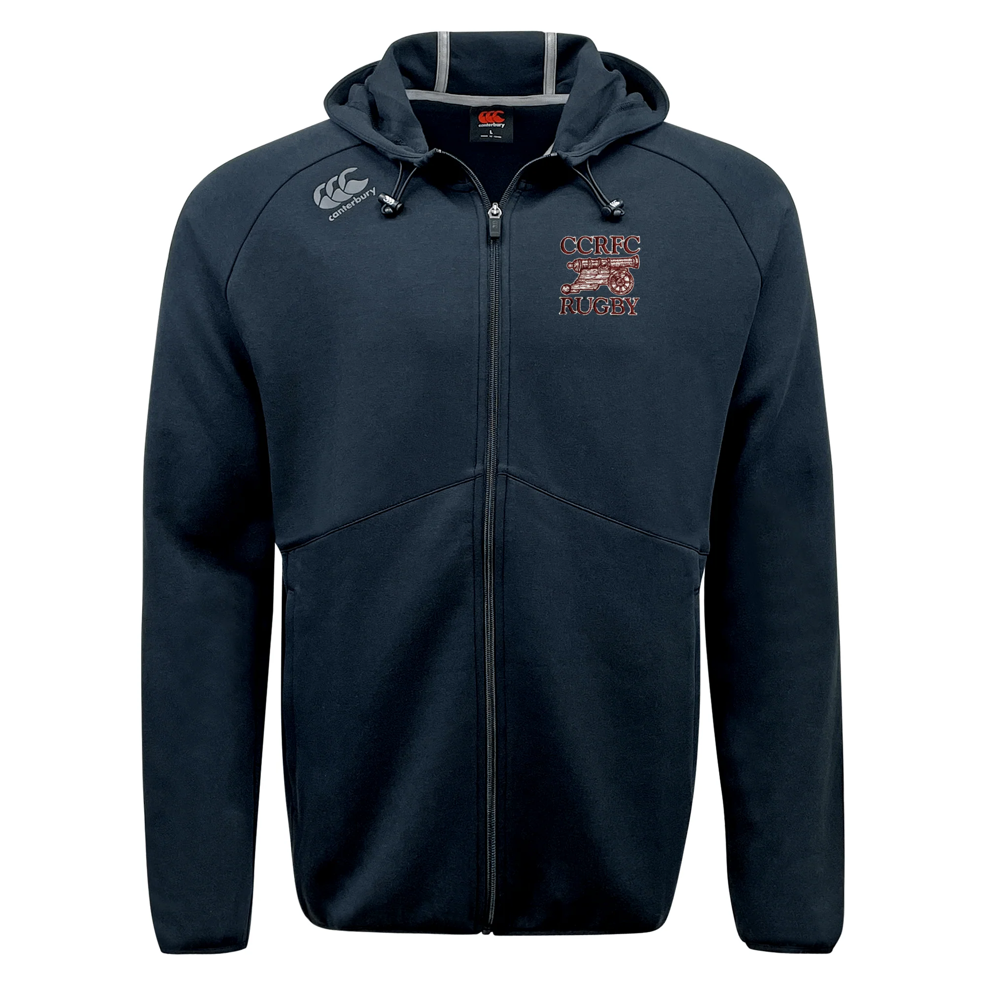 Concord Carlisle Rugby Tempo Vapodri Full-Zip Hoodie by Canterbury
