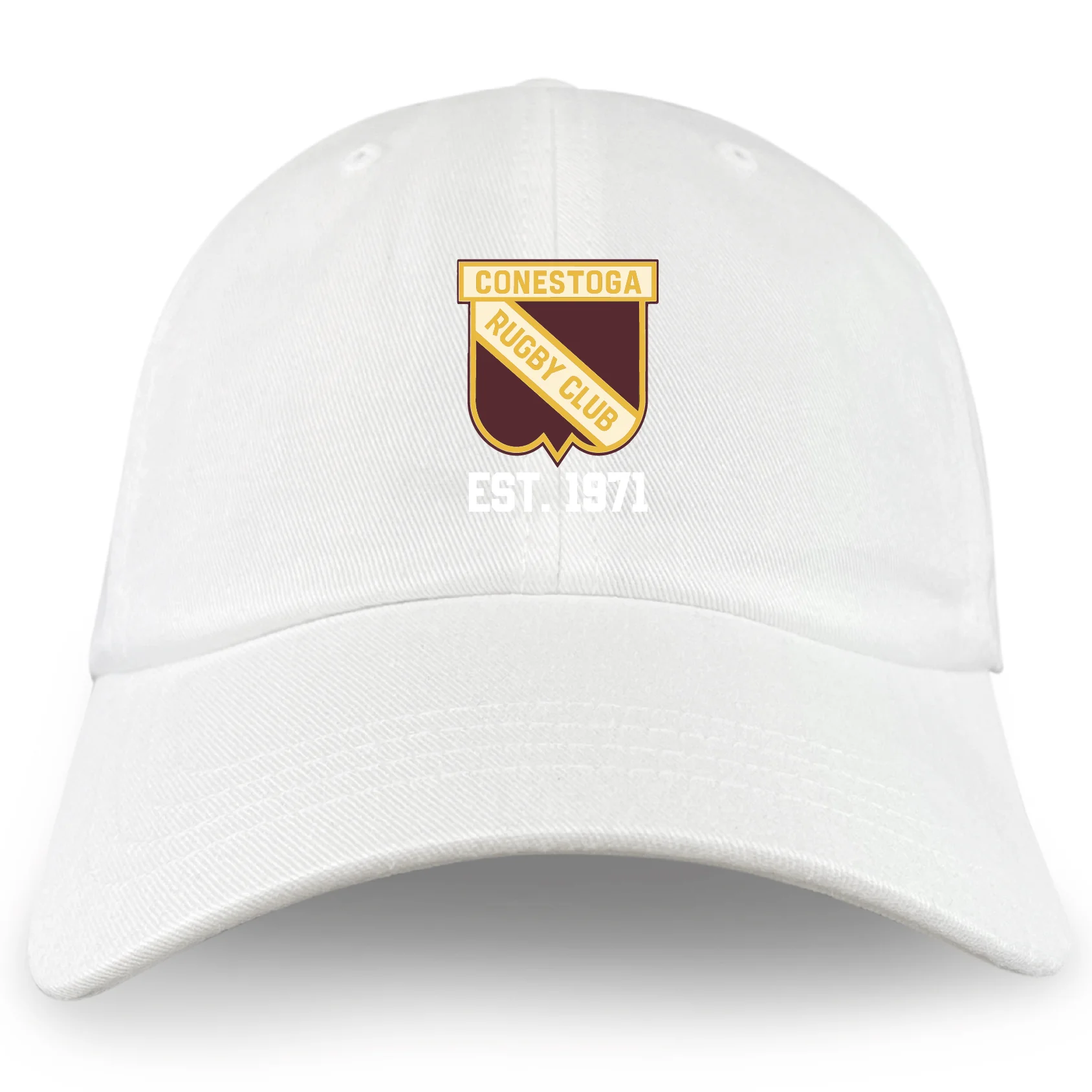 Conestoga Rugby Adult Low-Profile Cotton Twill Dad Cap - Image 3