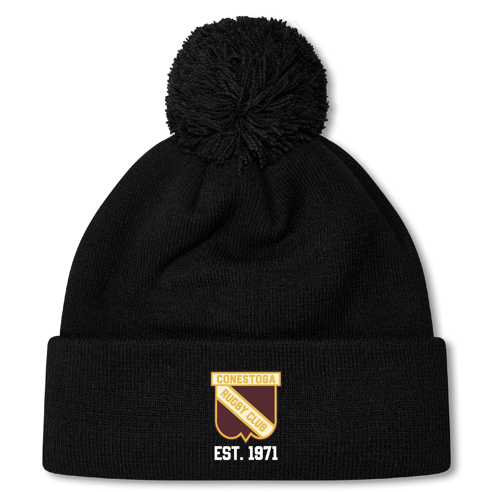 Conestoga Rugby Pom Pom Beanie by Canterbury