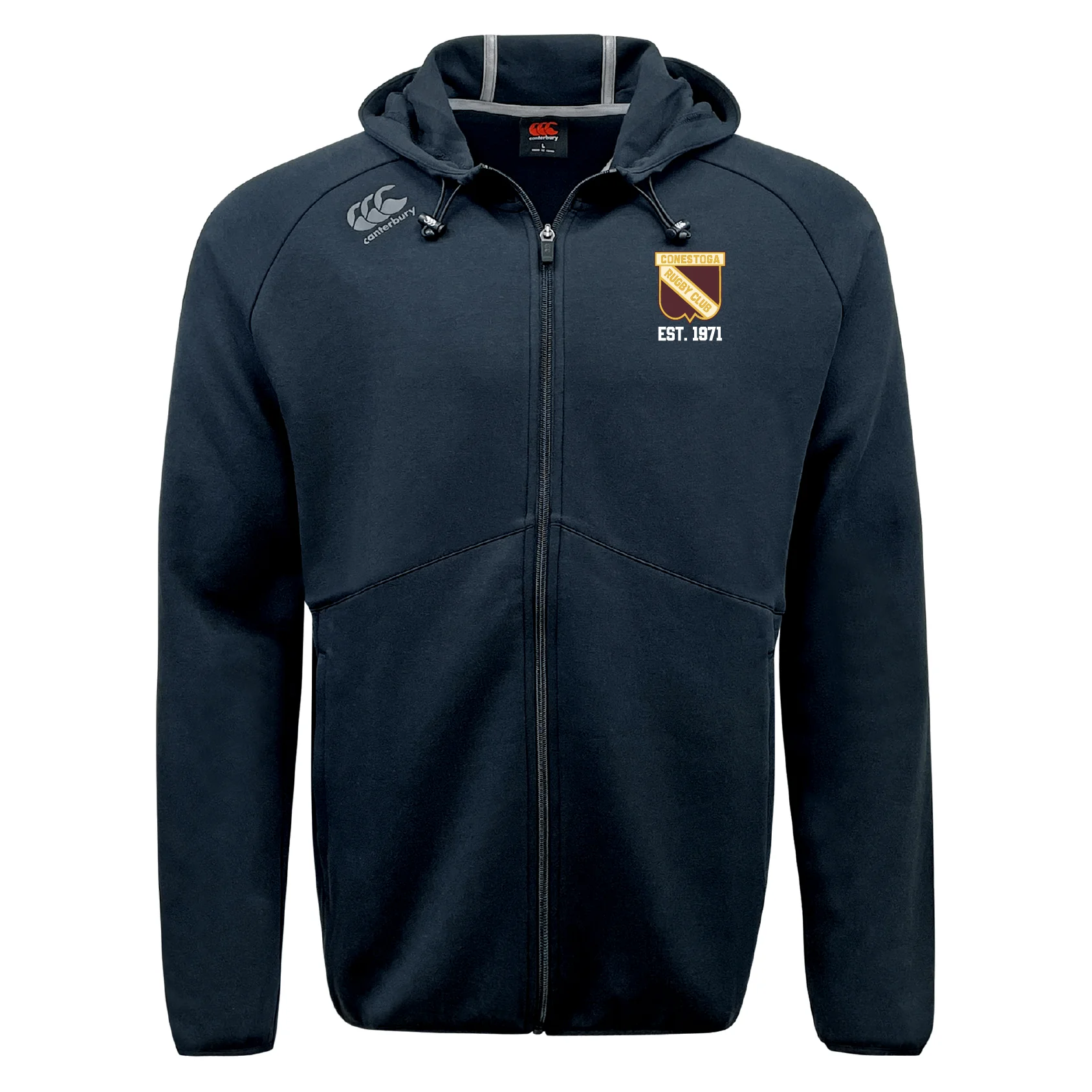 Conestoga Rugby Tempo Vapodri Full-Zip Hoodie by Canterbury