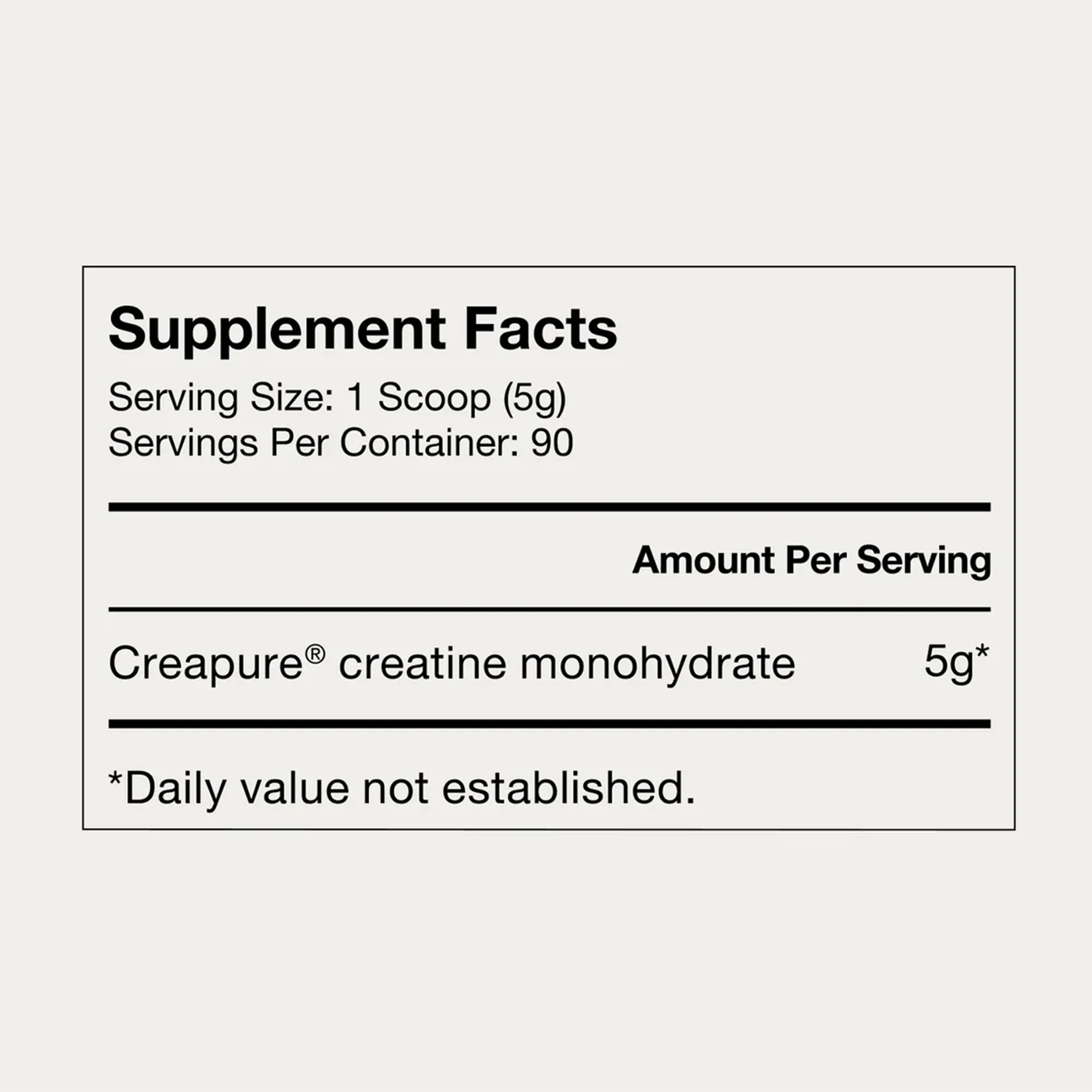 Momentous CREATINE - CREAPURE 90 powder serving Jar - Image 2