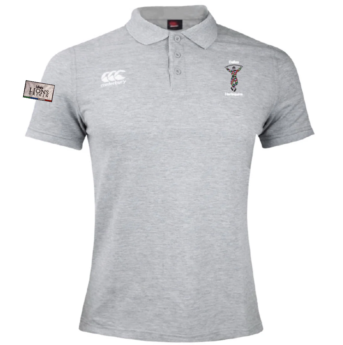 Dallas Harlequins Lions Origin Waimak Polo by Canterbury