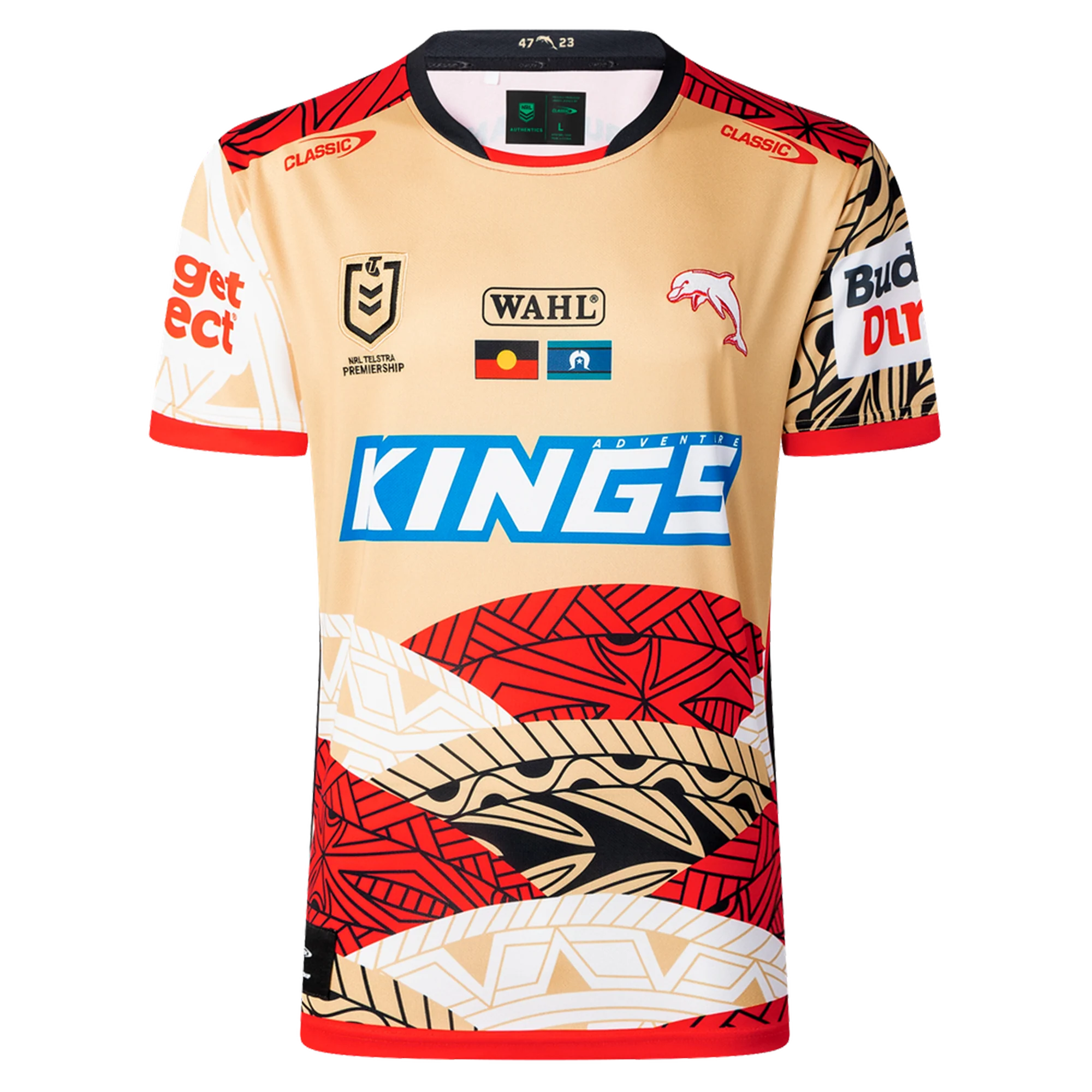 Dolphins Indigenous NRL 25/26 Replica Jersey by Classic Sportswear