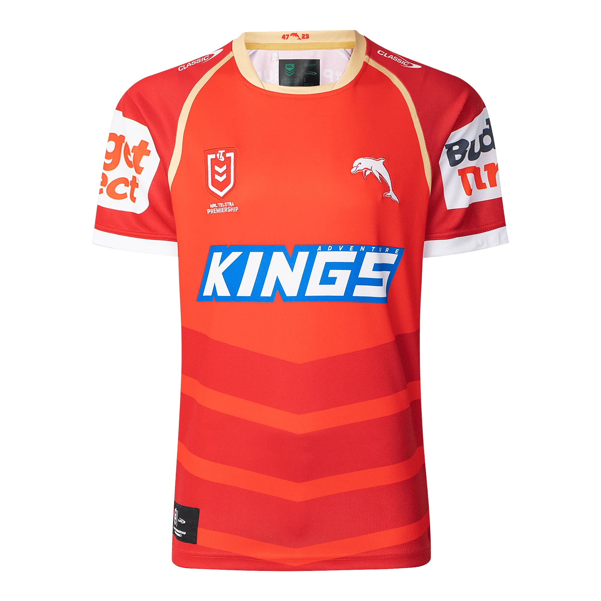 Dolphins NRL 25/26 Replica Home Jersey by Classic Sportswear