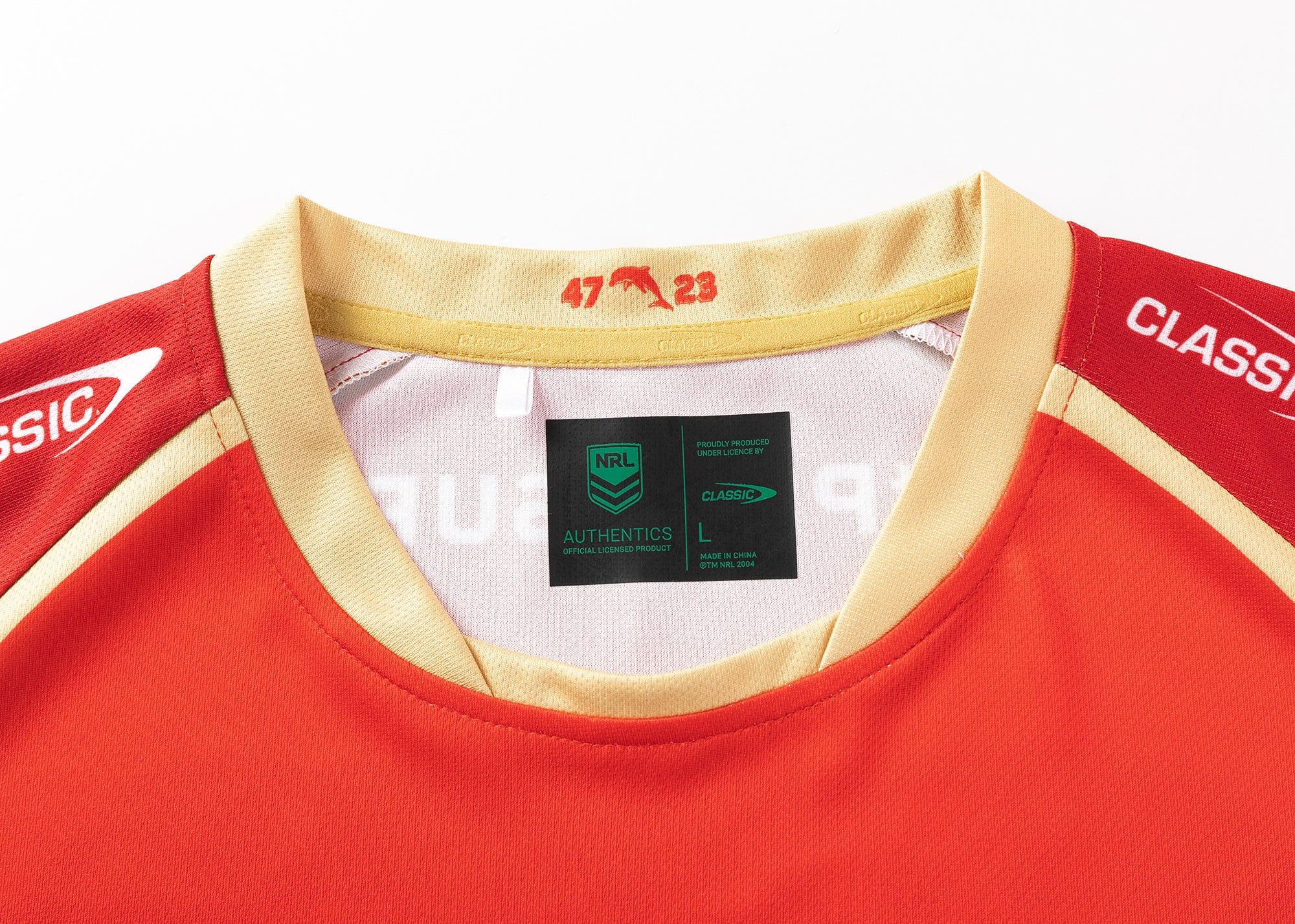 Dolphins NRL 25/26 Replica Home Jersey by Classic Sportswear - Image 3