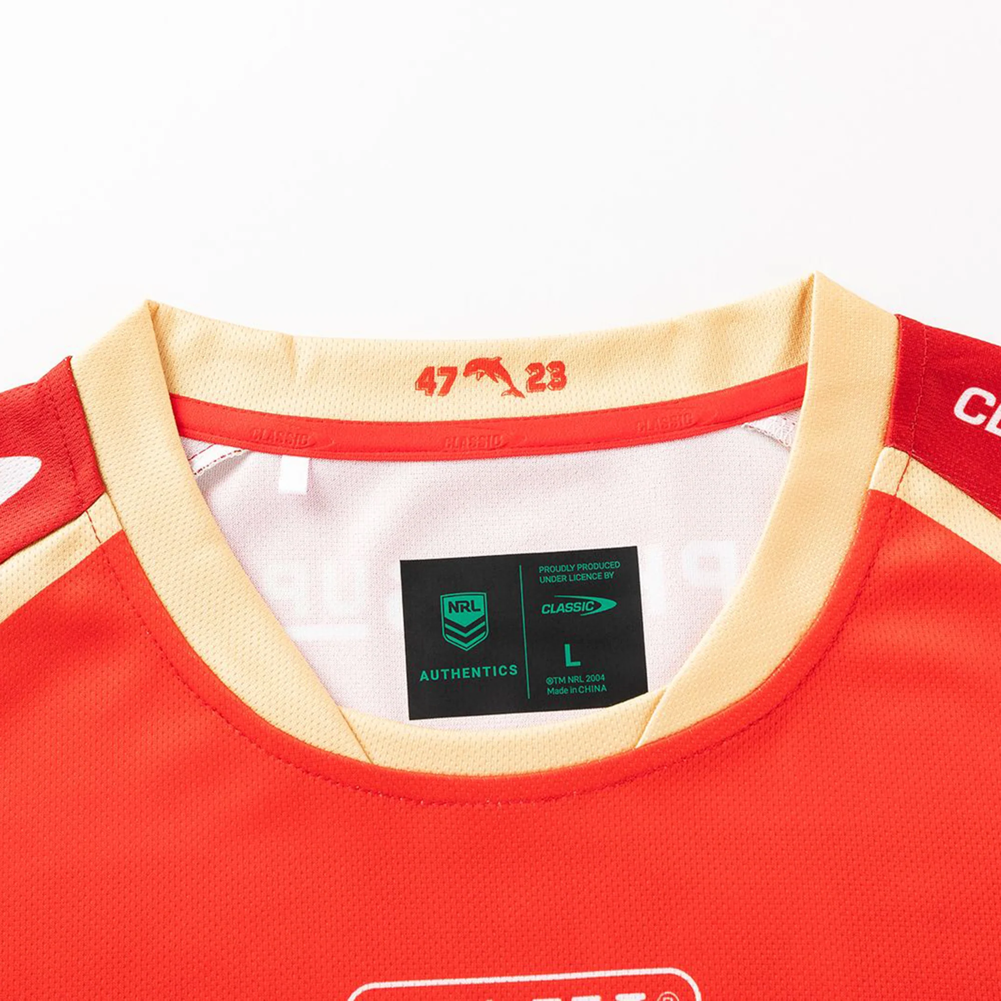 Dolphins NRL 26/27 Replica Home Jersey by Classic Sportswear - Image 3