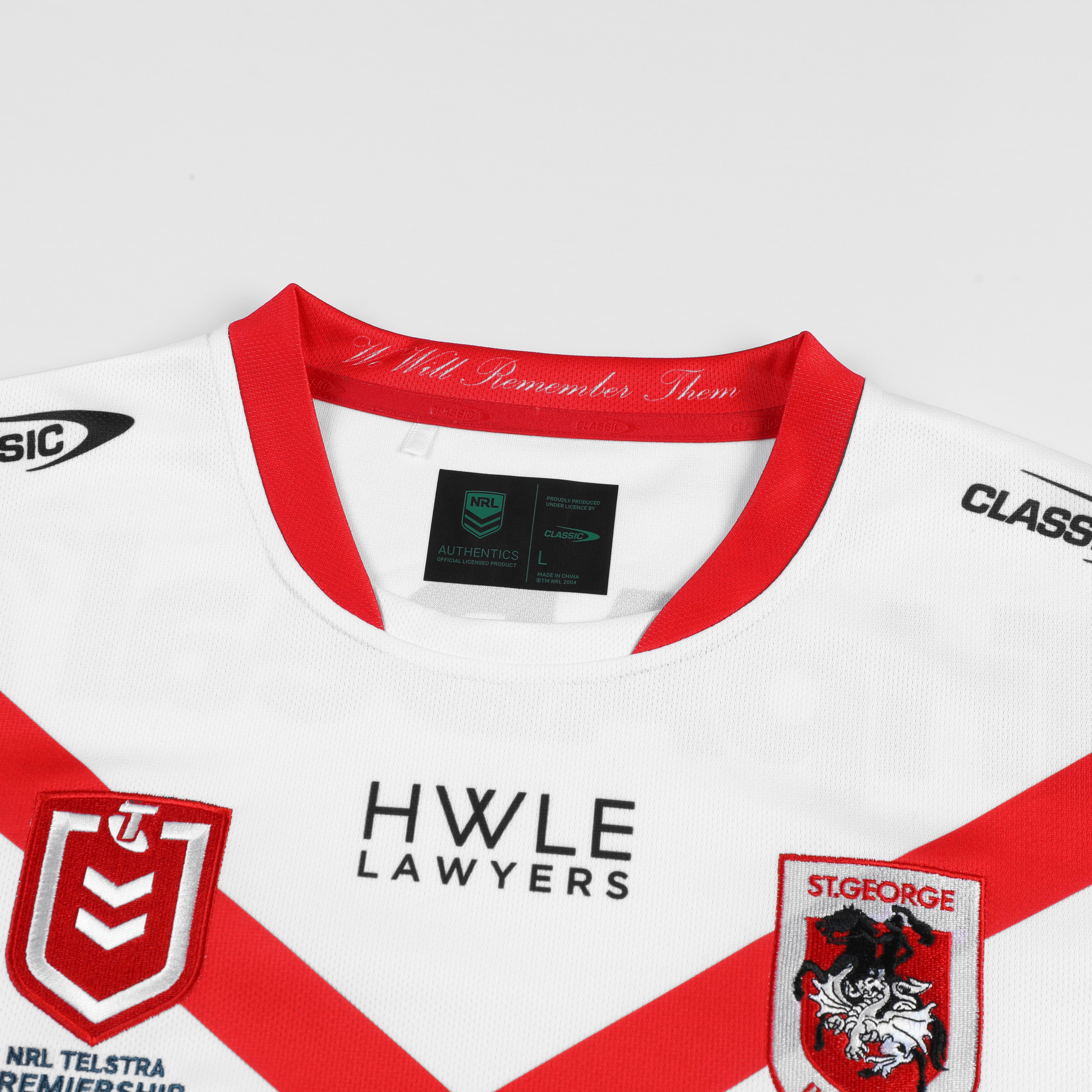Dragons NRL Heritage Jersey by Classic Sportswear - Image 3