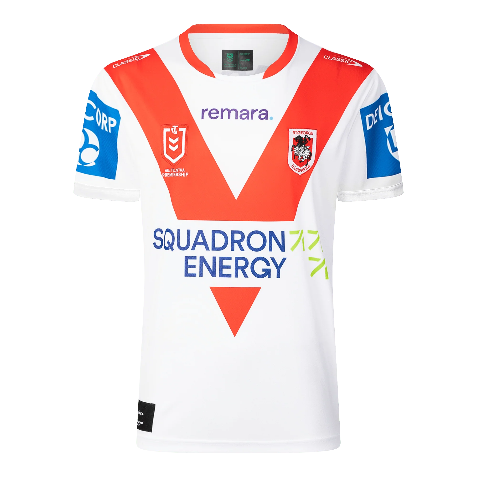 Dragons NRL 25/26 Replica Home Jersey by Classic Sportswear