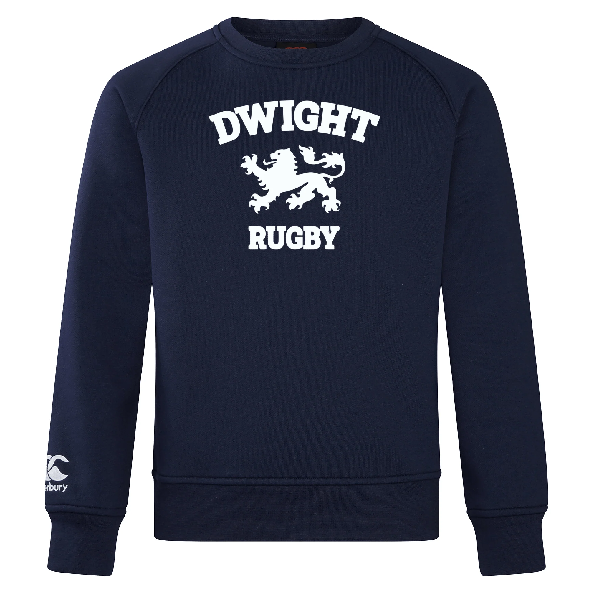 Dwight Rugby White Logo Club Crew Sweatshirt by Canterbury - Image 2