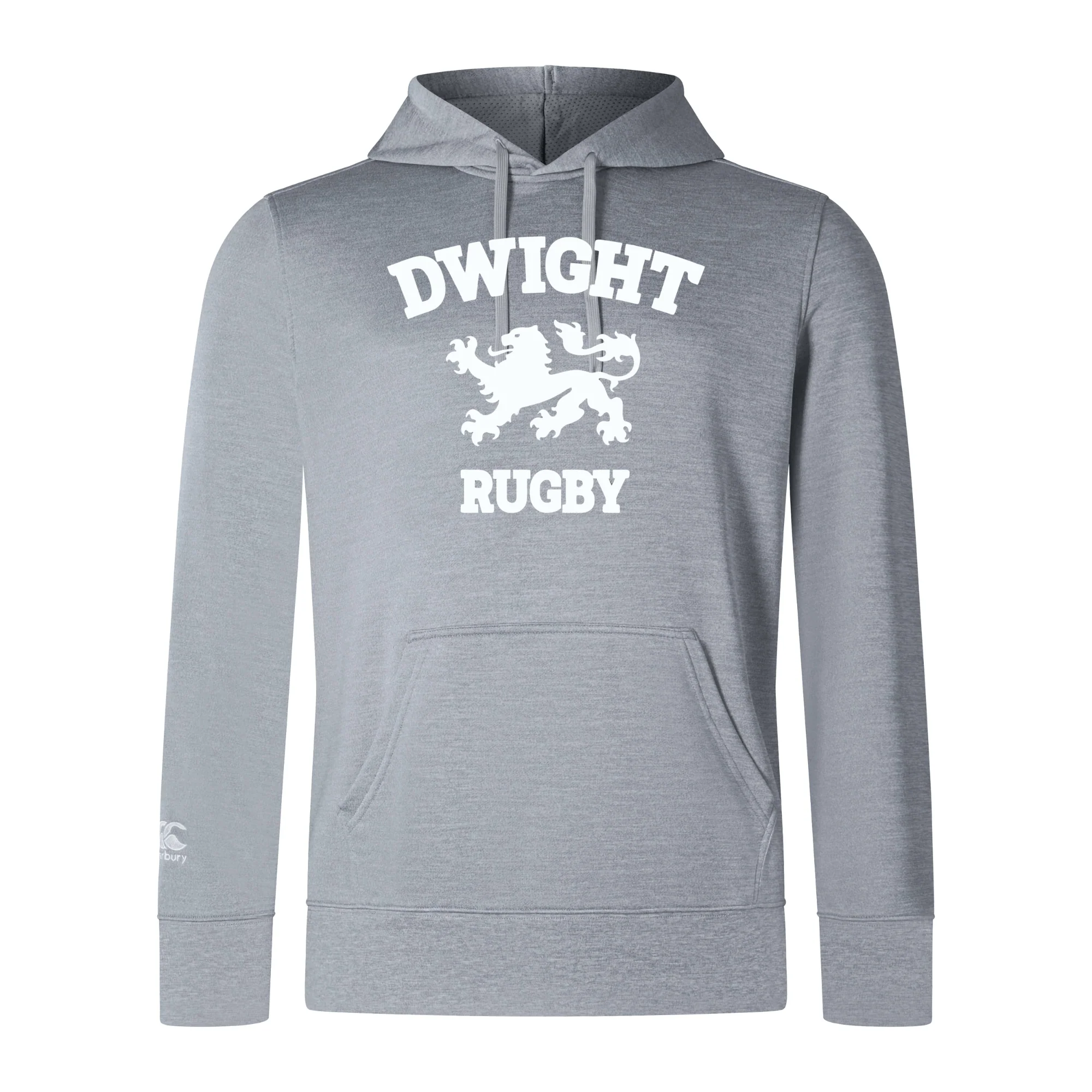 Dwight Rugby White Logo Club Lightweight Hoodie by Canterbury - Image 2