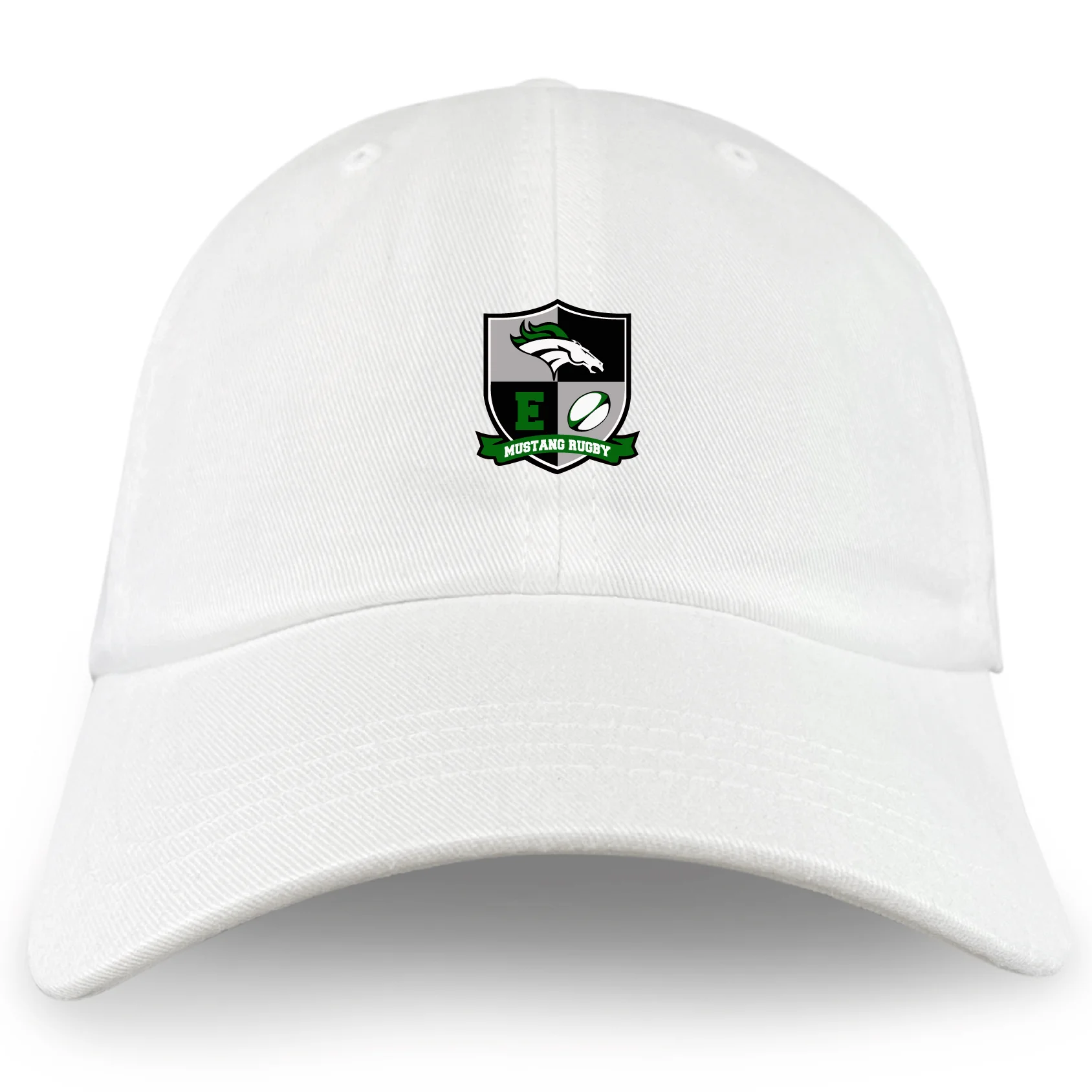 Eagle High Mustangs Adult Low-Profile Cotton Twill Dad Cap - Image 3