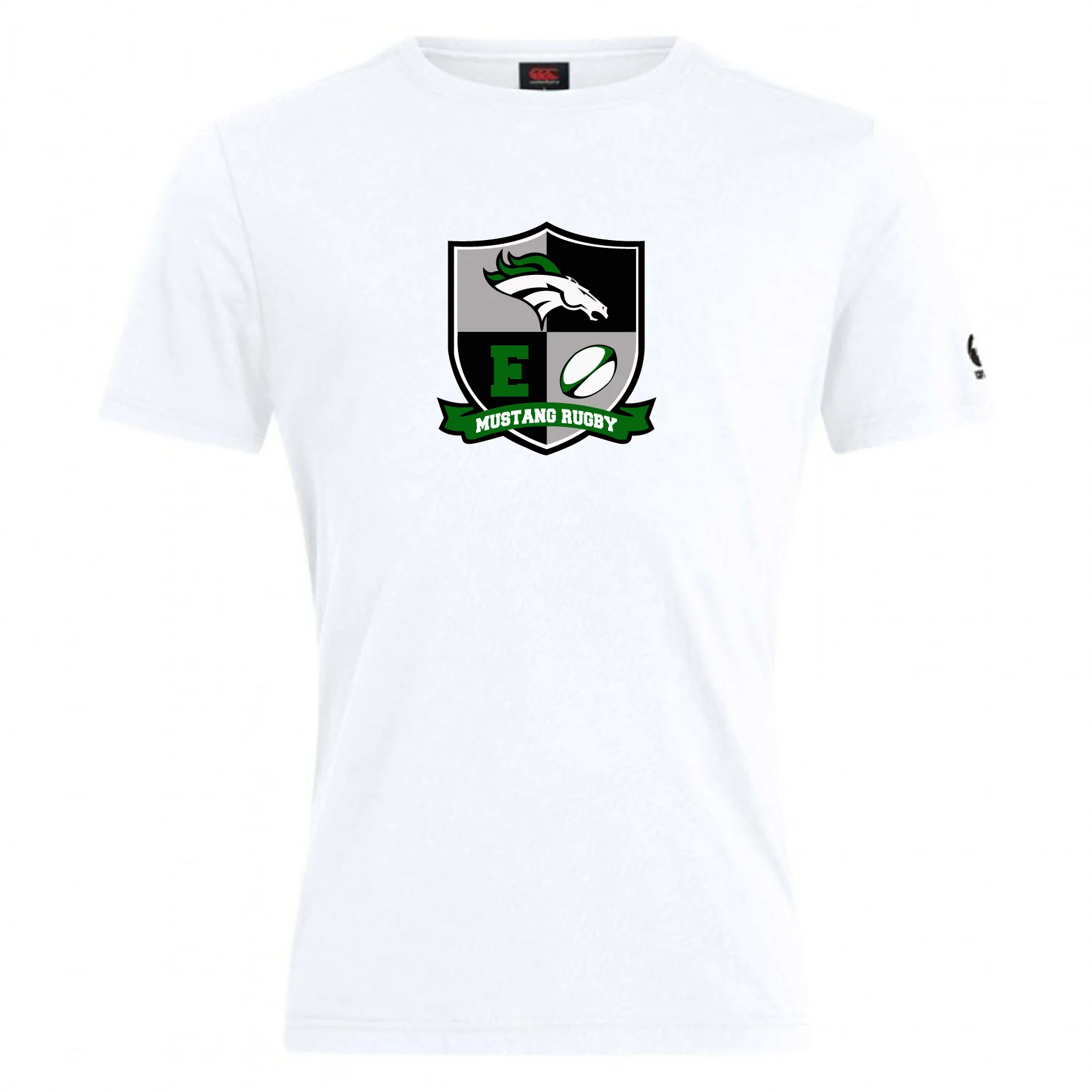 Eagle High Mustangs Club Plain Tee by Canterbury - Image 3