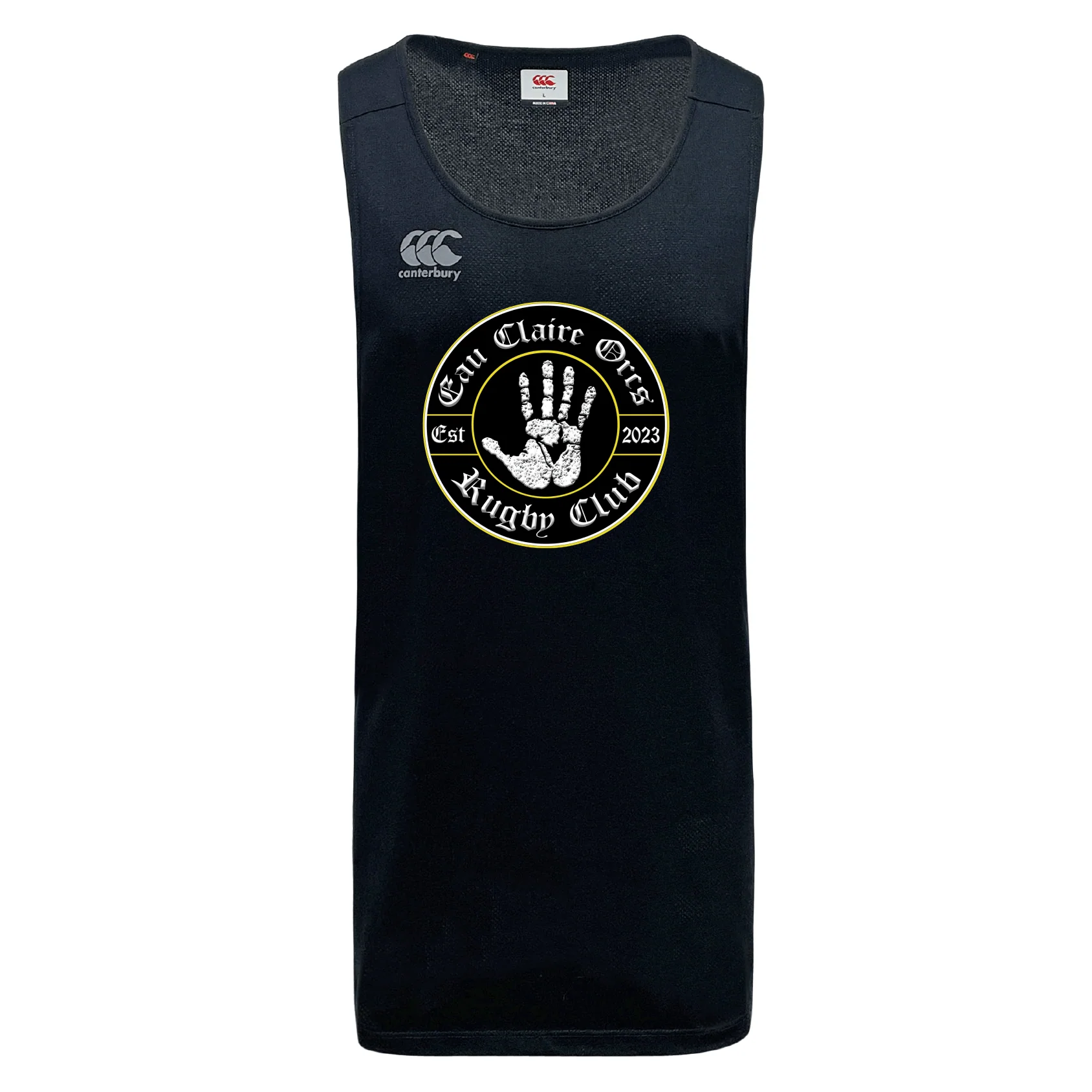 Eau Claire Orcs Tempo Vapodri Singlet by Canterbury - Image 2