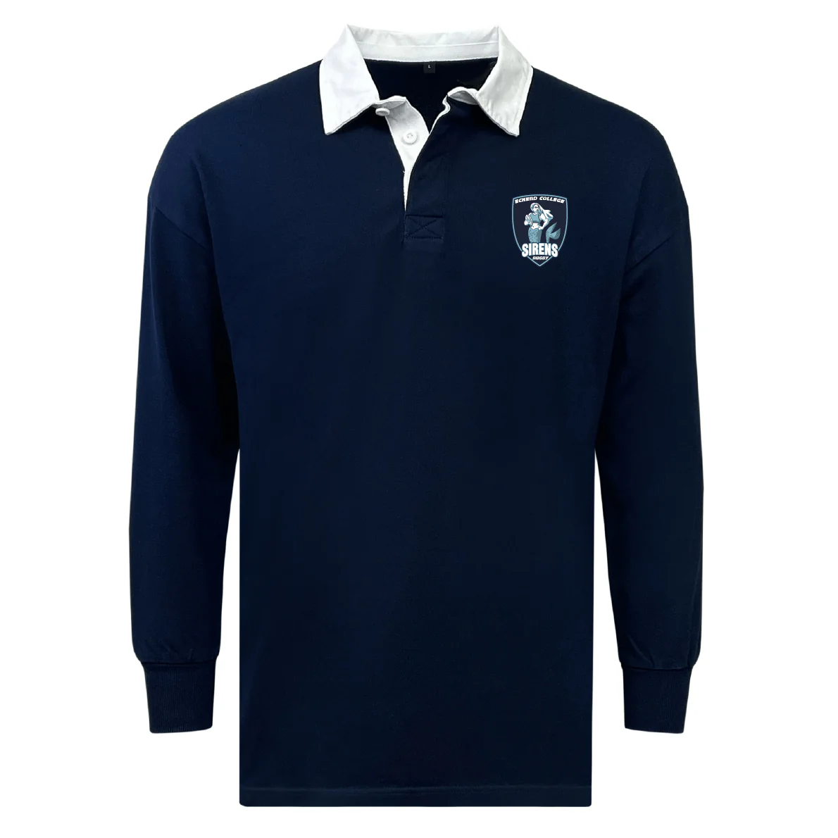 Eckerd College Classic Long Sleeve Solid Rugby Jersey