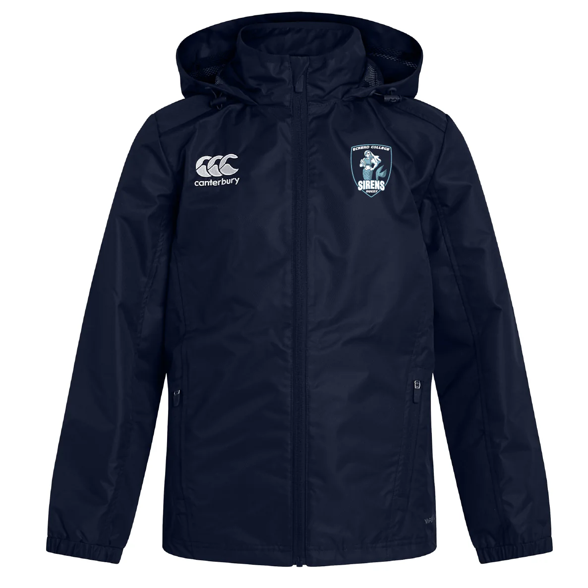 Eckerd College Club Vaposhield Full Zip Rain Jacket by Canterbury