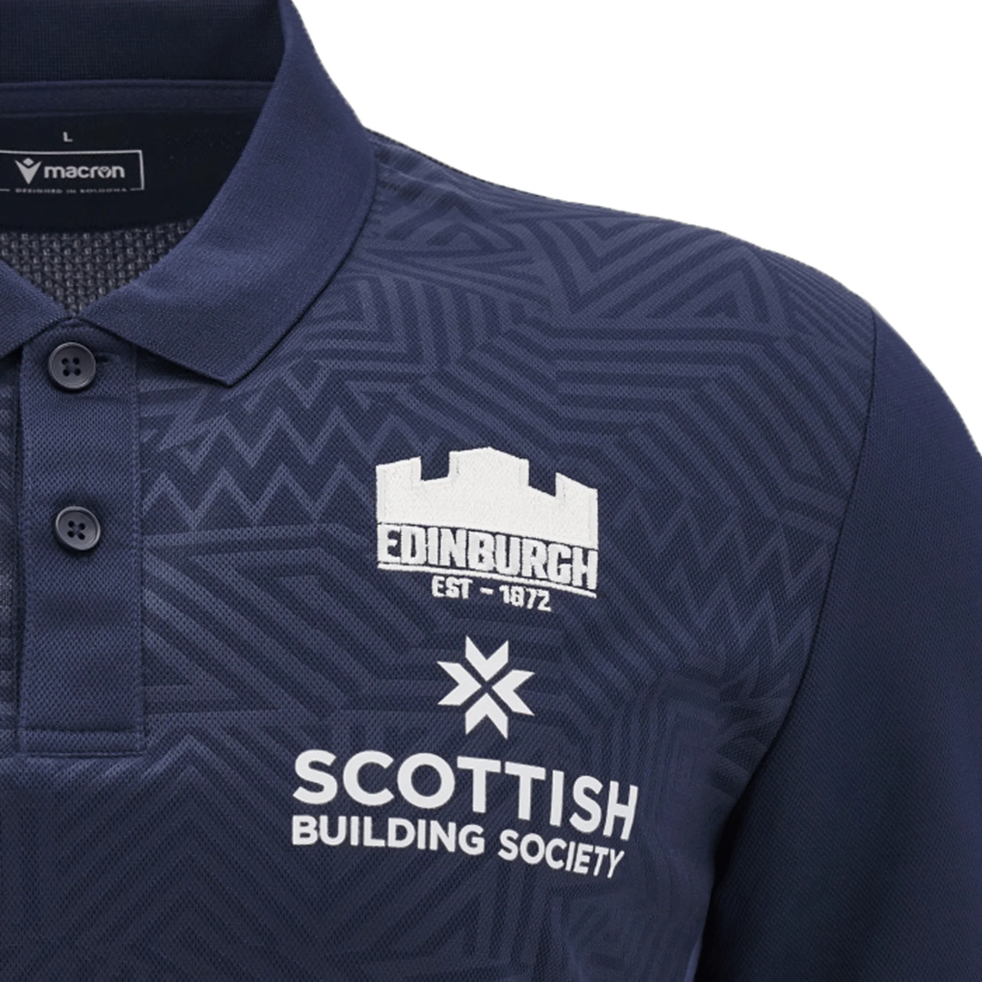 Edinburgh 24/25 Player Travel Polo by Macron - Image 4