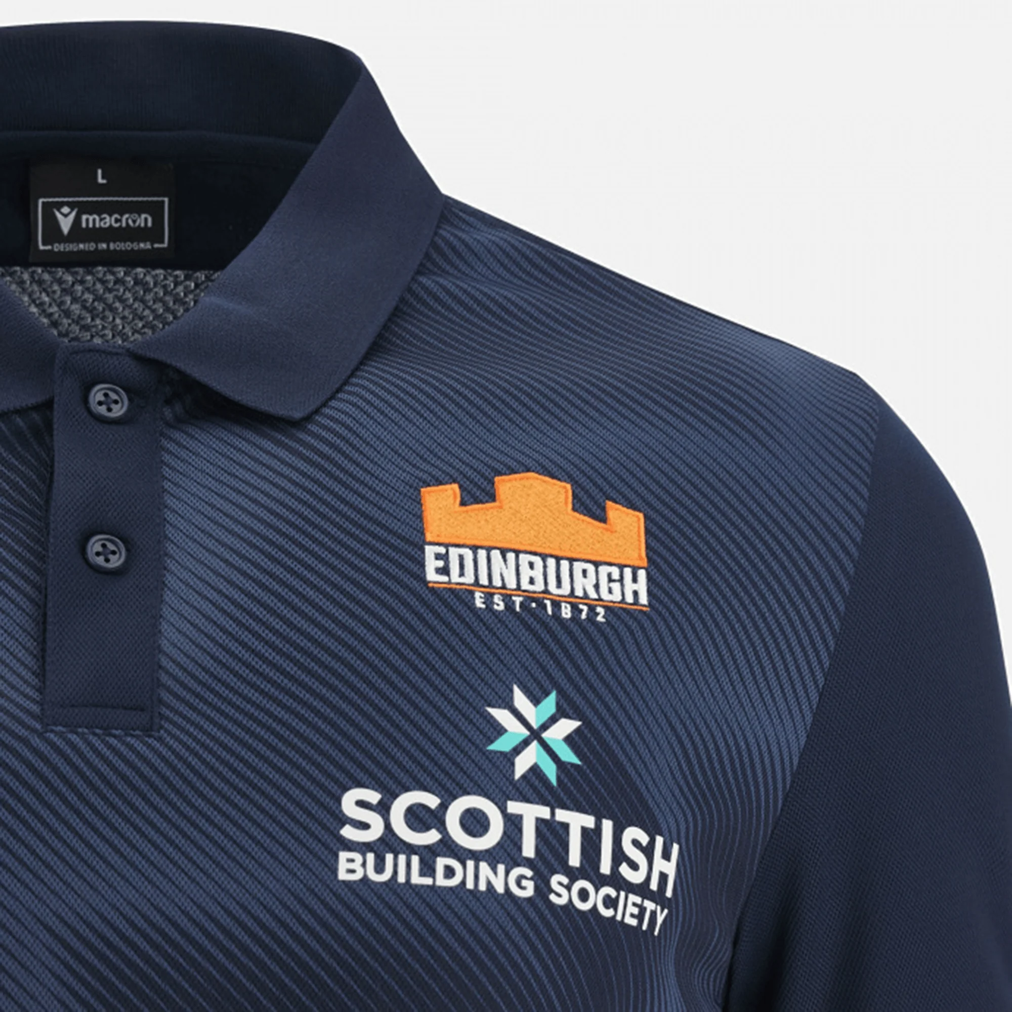 Edinburgh Rugby 23/24 Player Travel Polo by Macron - Image 3
