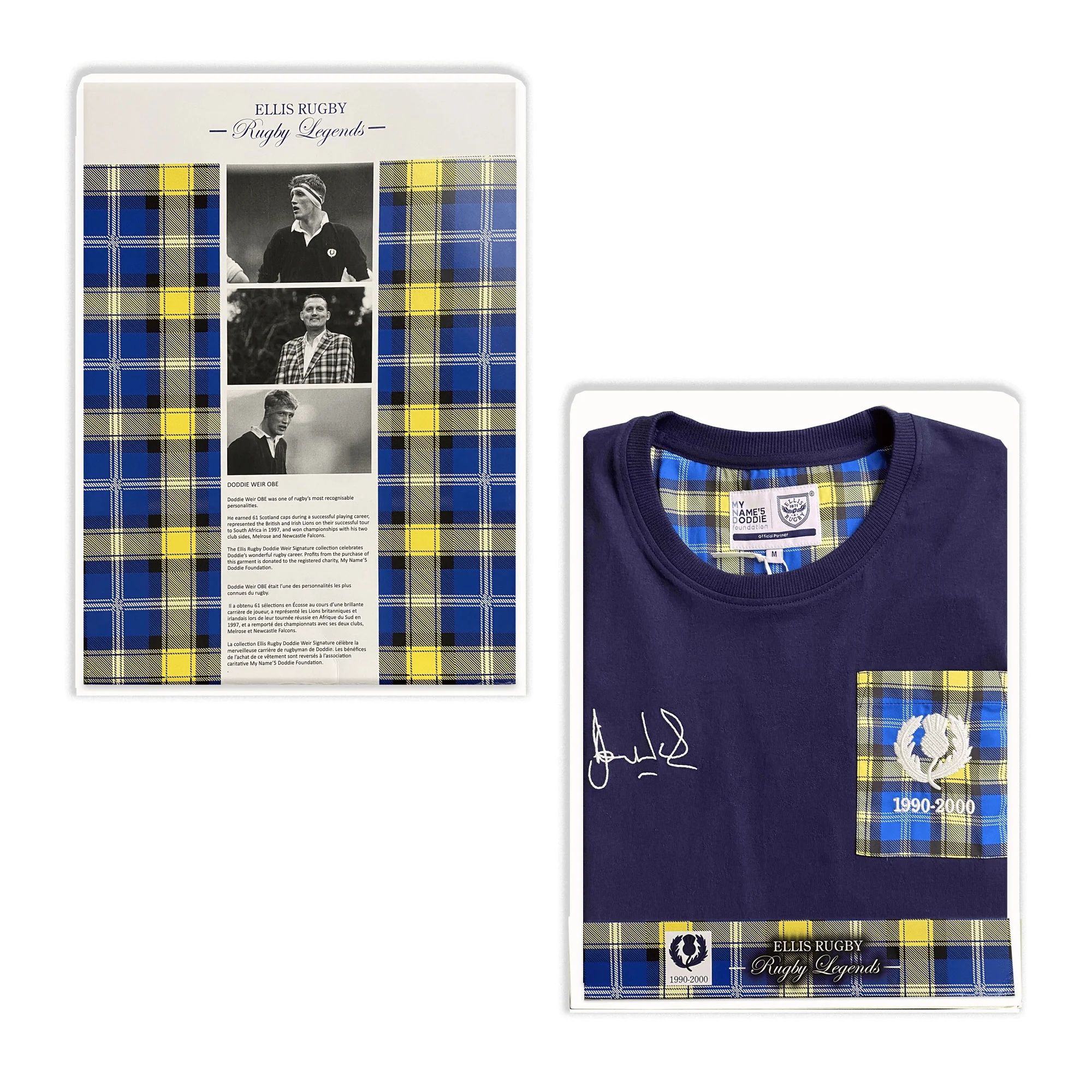 Ellis Rugby Doddie Weir T-Shirt - Image 8