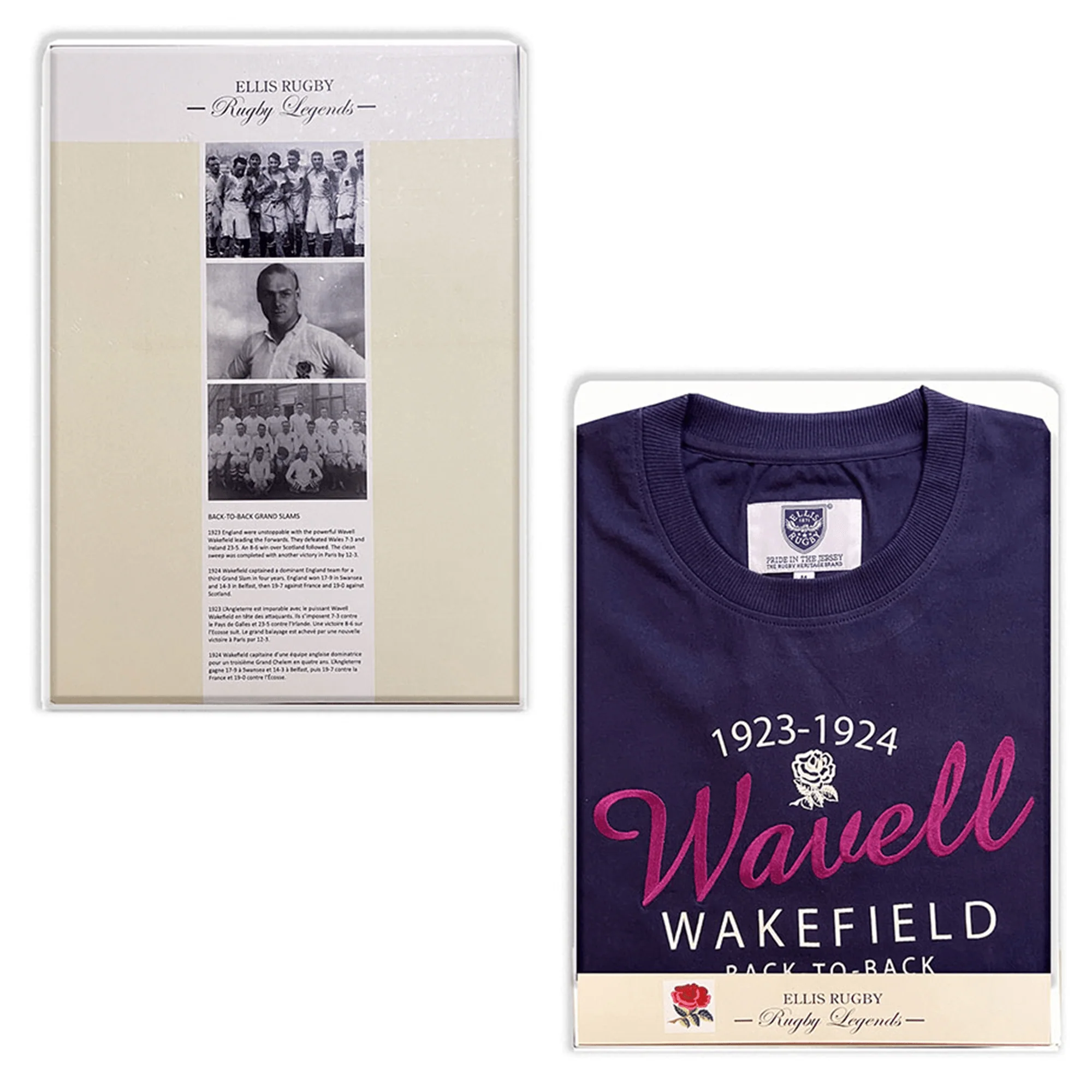Ellis Rugby England Rugby 1924 Grand Slam Shirt - Image 6
