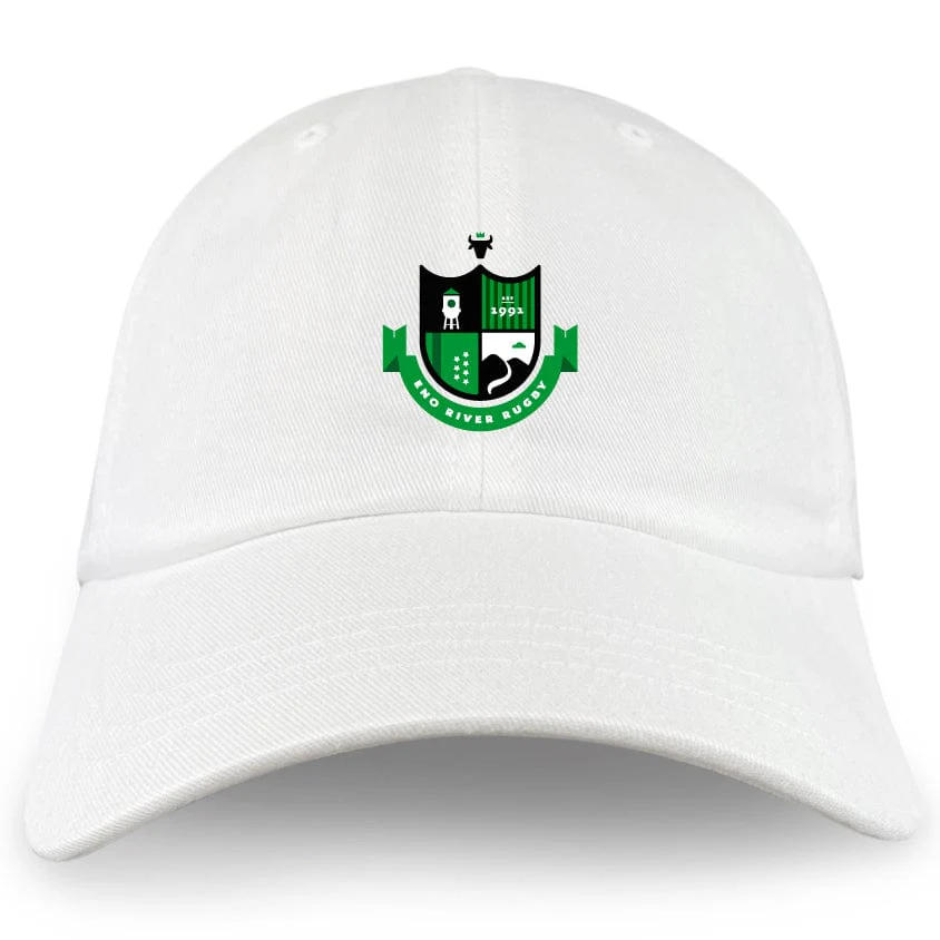 Eno River Rugby Adult Low-Profile Cotton Twill Dad Cap - Image 3