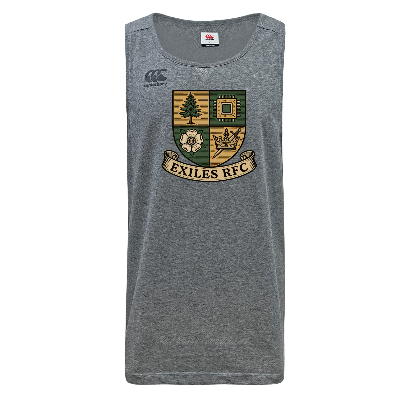 Exiles Rugby Football Club Tempo Vapodri Singlet by Canterbury - Image 2